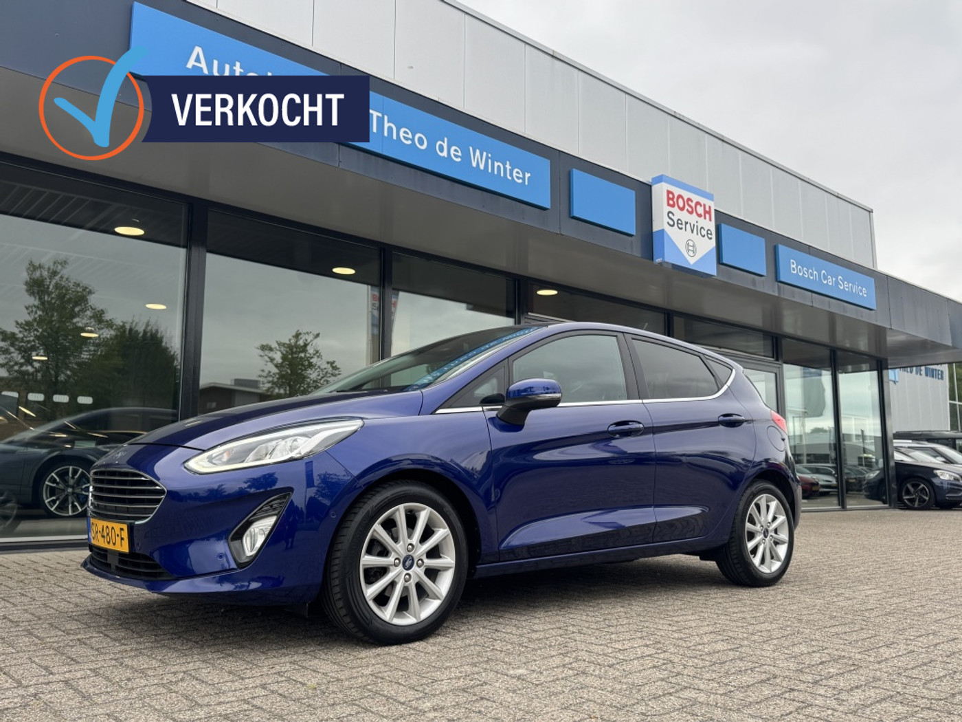 Ford Fiesta 1.0 EcoBoost Titanium | Camera | Clima | CarPlay | Stoel/stuurve 2018 - voorkant