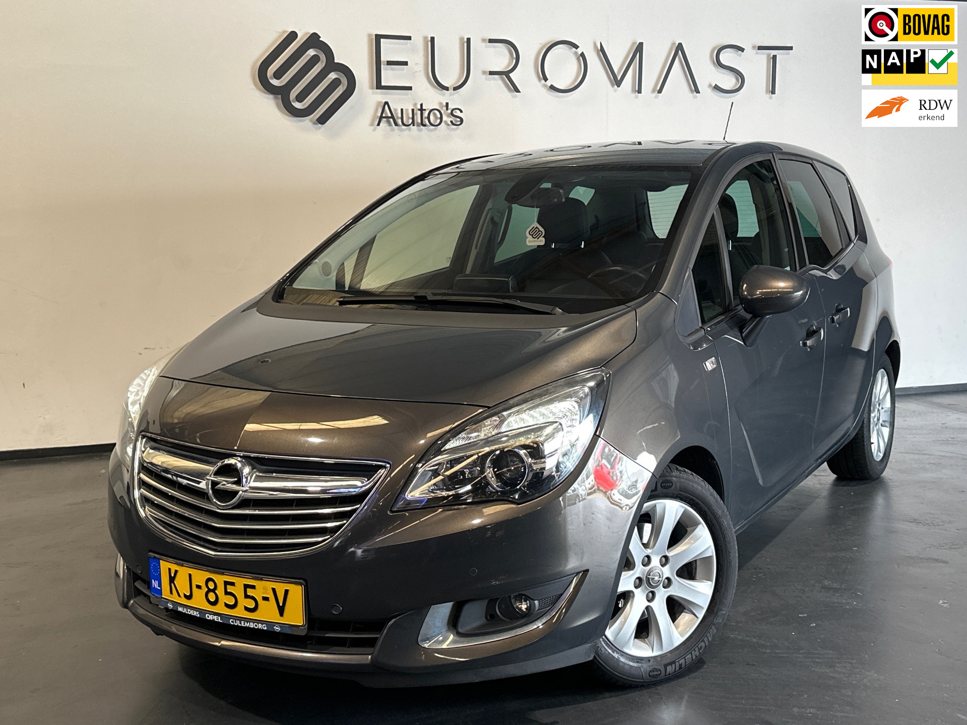 Opel Meriva 1.4 Turbo Cosmo Navi Cruise Leder bekleding Airco 1ste Eigenaar Nieuwe Apk 2016 - voorkant