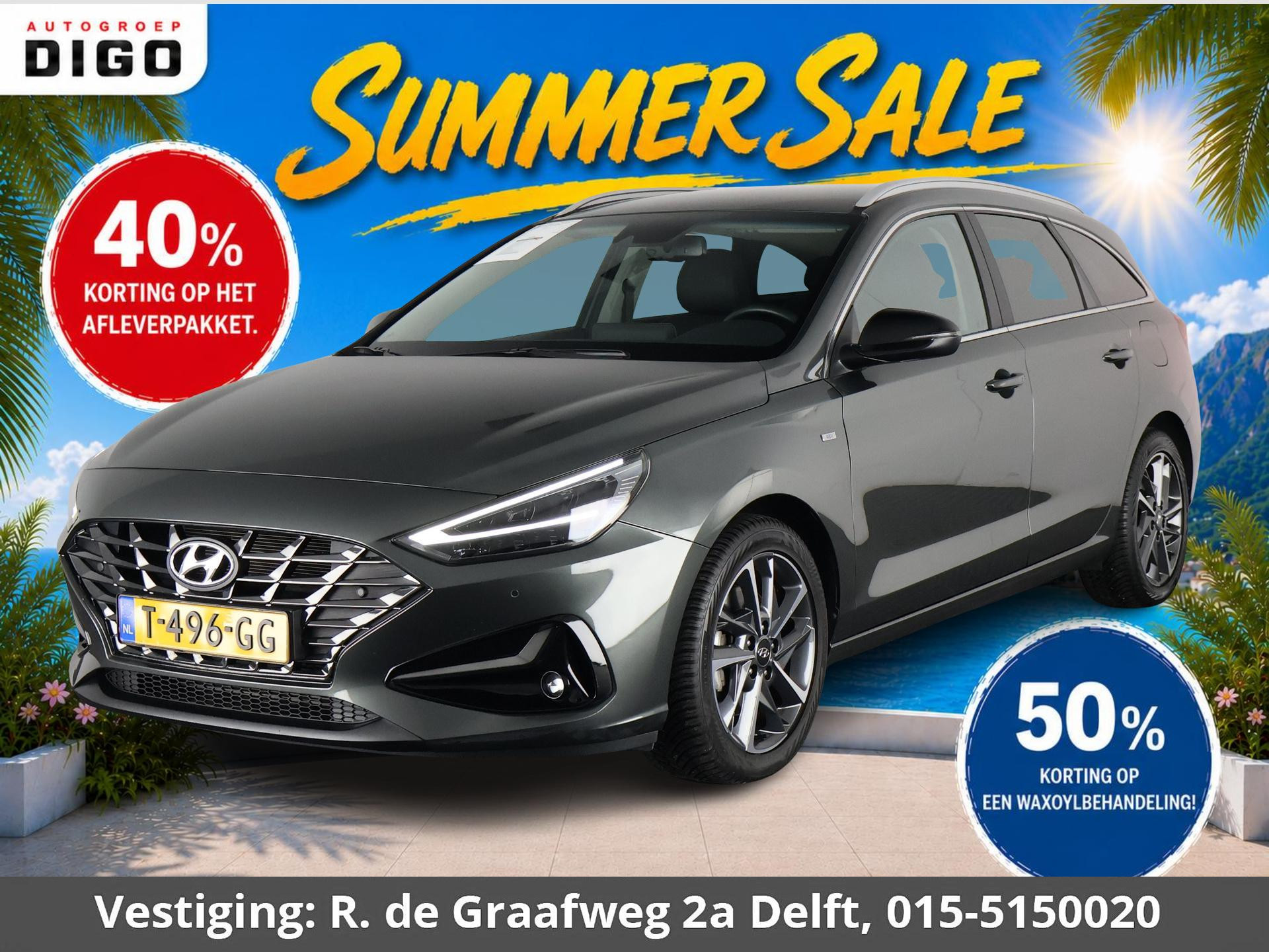 Hyundai I 30 1.5 T-GDi MHEV Premium 2023 - voorkant