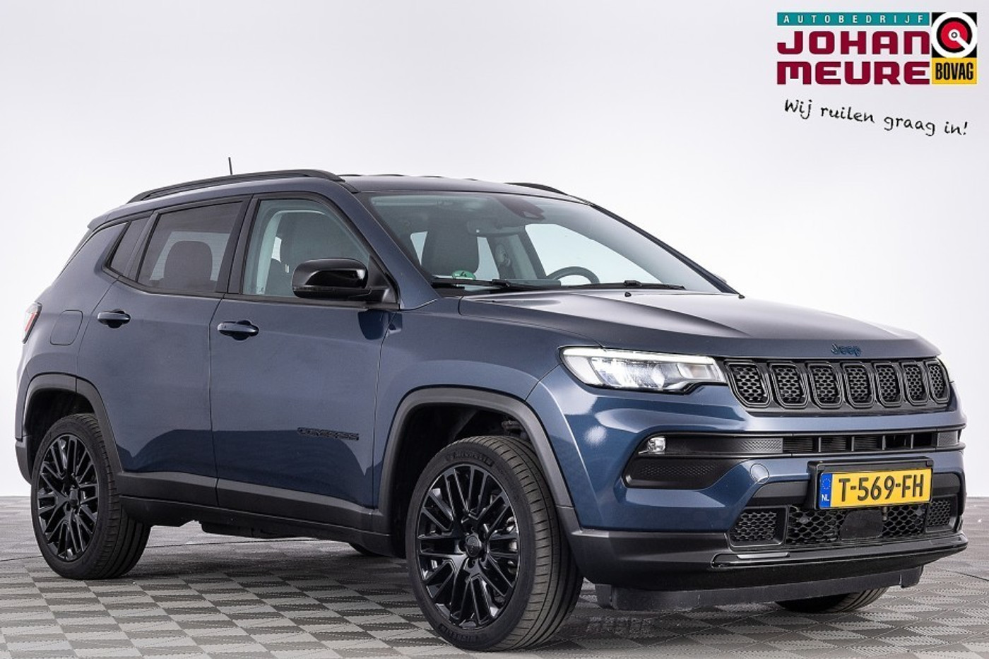 Jeep Compass 4xe 190 Plug-in Hybrid Electric Night Eagle | CARPLAY | LED | VELGEN *BEVRIJDINGSDAG 05 mei OPEN!* 2023 - voorkant