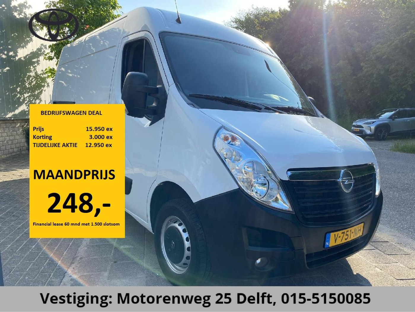 Opel Movano 2.3 CDTI 145PK L2H3 1600 KG LADEN NAVI.AIRCO 1e 2018 - voorkant