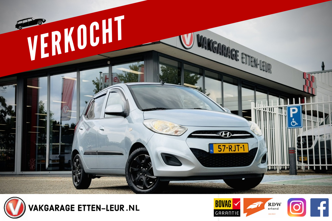 Hyundai I 10 1.2 i-Drive Cool | AIRCO | PARKEERSENSOREN 2011 - voorkant