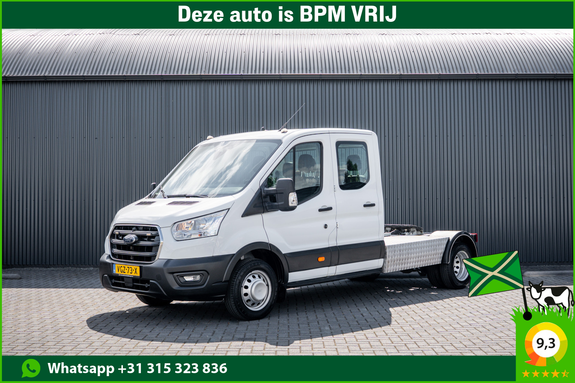 Ford Transit 2.0 EcoBlue BE-Trekker | N1 | 6-Zits | 170 PK | Cruise | Airco 2020 - voorkant