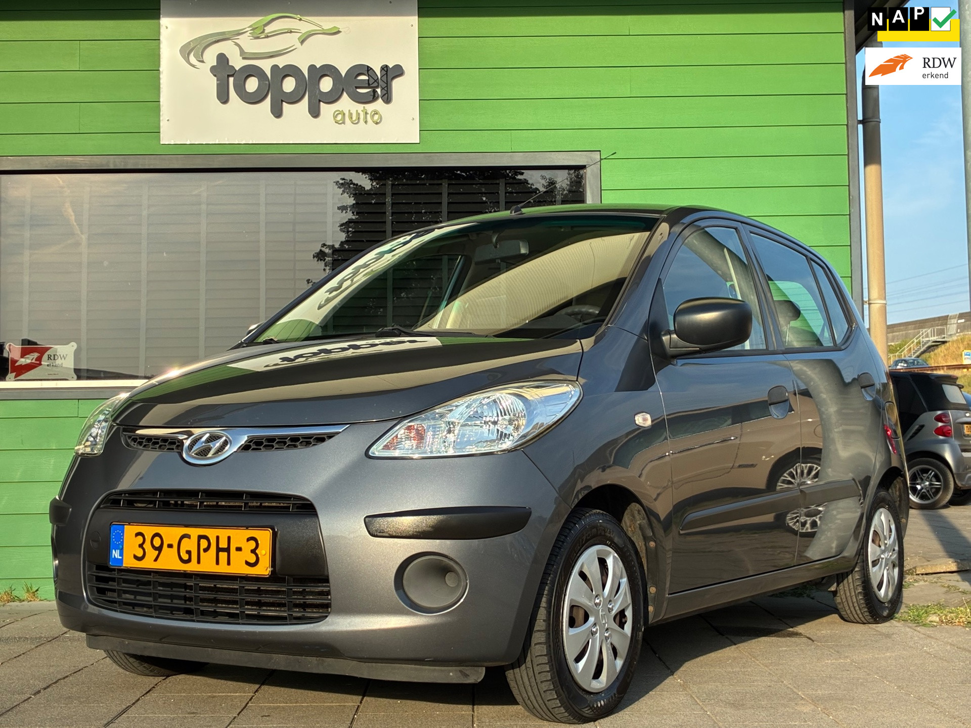Hyundai I 10 1.1 Active Cool|1e Eigenaar|Airco|Elektr.ramen|Nieuwe APK|NAP| 2008 - voorkant
