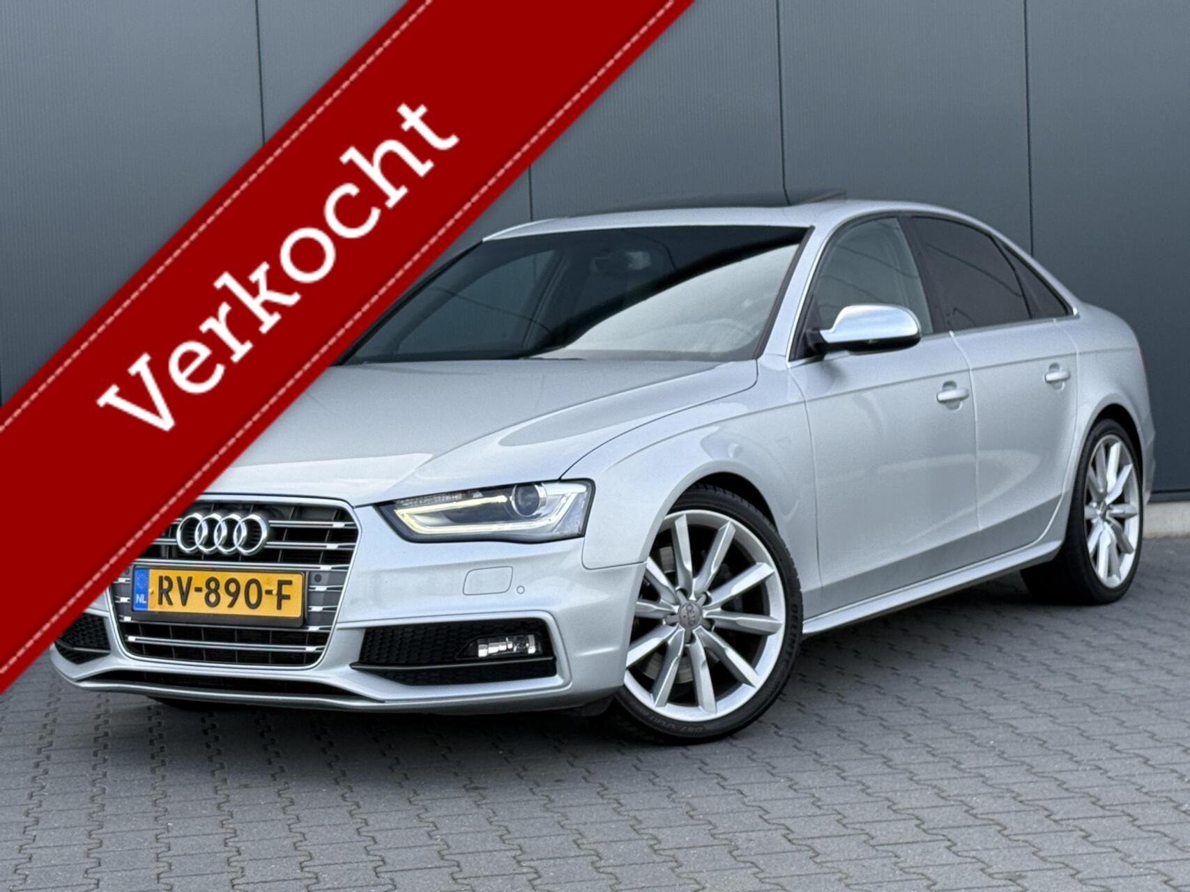 Audi Audi S4 3.0 TFSI Quattro 333PK Schuifdak - Carbon - Bang & Olufsen - Memory 2014 - voorkant