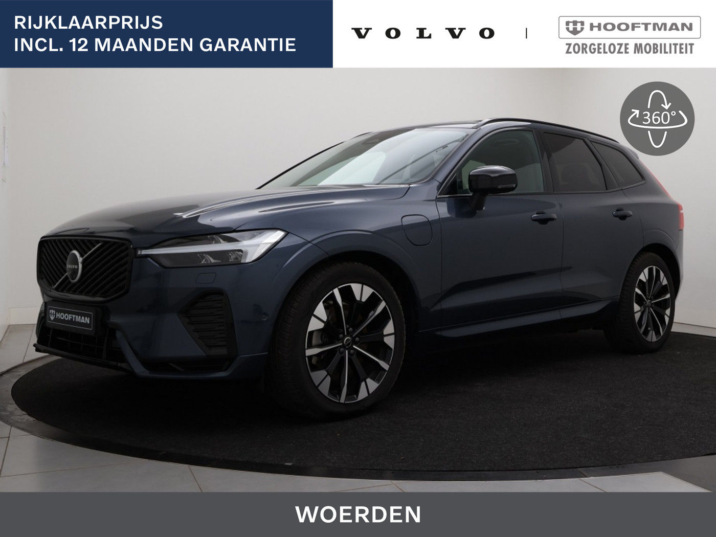 Volvo Xc60 T6 PLUG-IN HYBRID ULTRA DARK LUCHTVERING HARMAN KARDON SCHUIFDAK TREKHAAK 2026 - voorkant