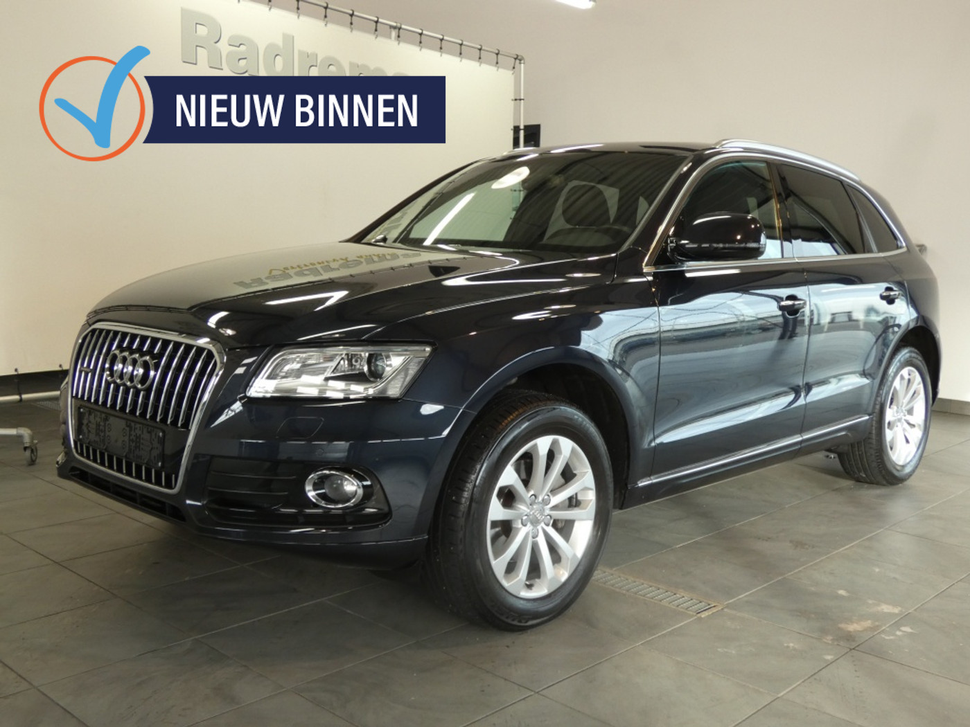 Audi Q5 190pk  TDI AUT Quattro  Panodak Nappa LED 2016 - voorkant