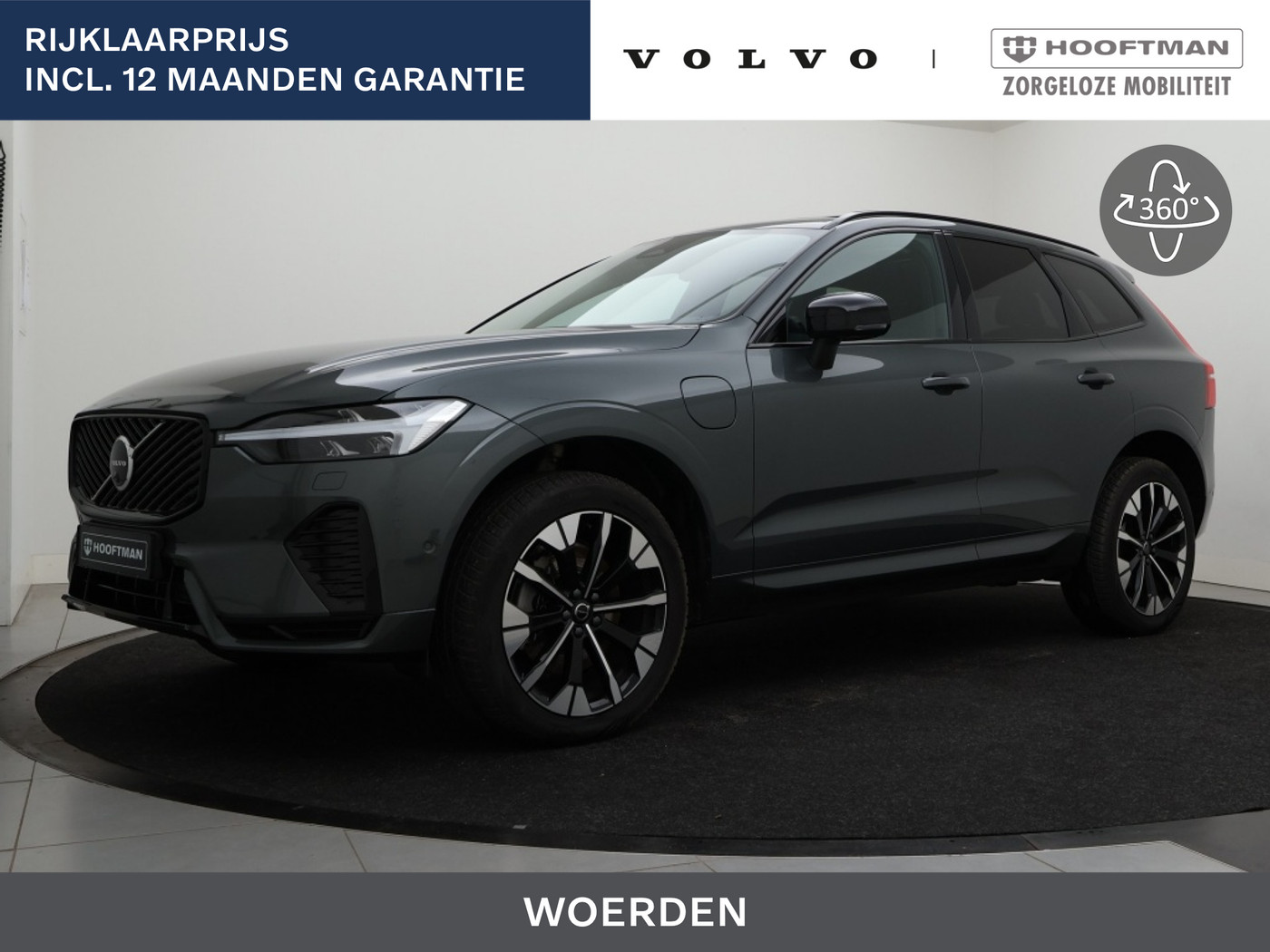 Volvo Xc60 T6 PLUG-IN HYBRID ULTRA DARK LUCHTVERING HARMAN KARDON SCHUIFDAK TREKHAAK 2026 - voorkant