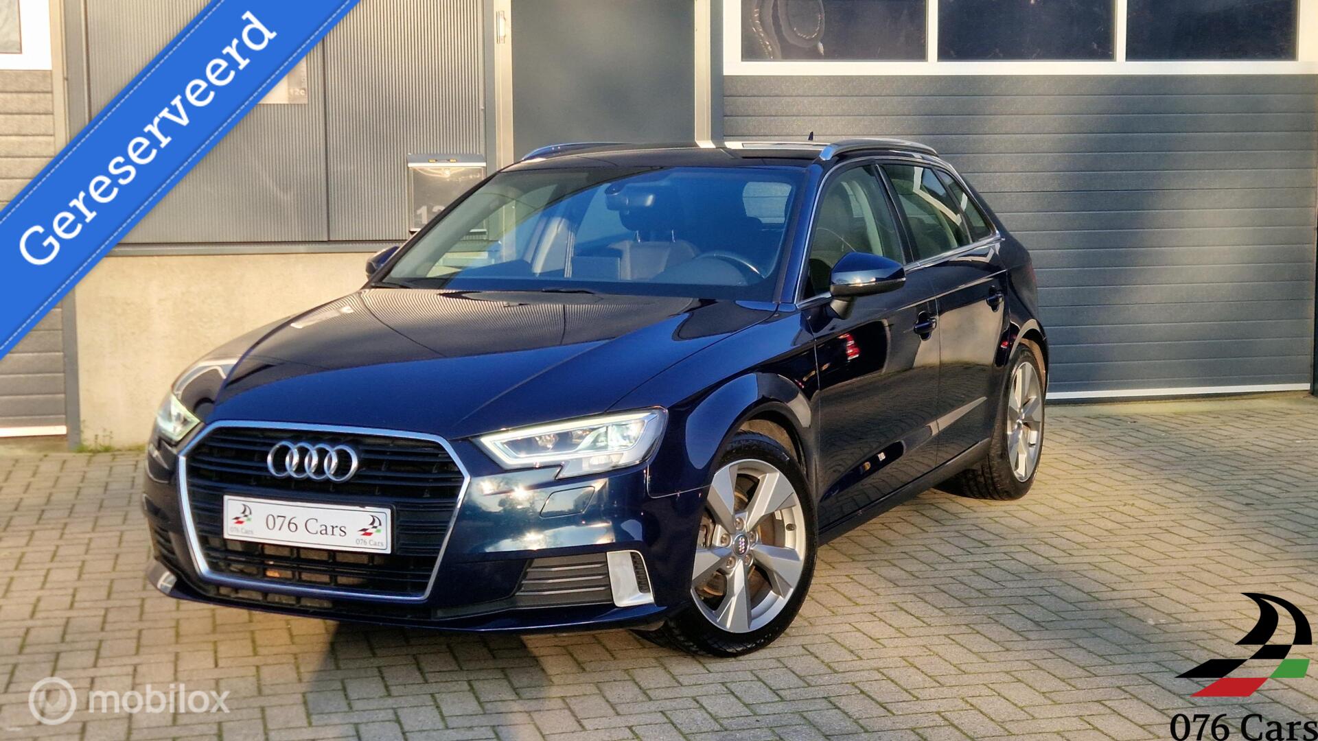 Audi A3 Sportback 1.0 TFSI Sport STANDKACHEL LED NAVI CRUISE AUTOMAAT 2017 - voorkant