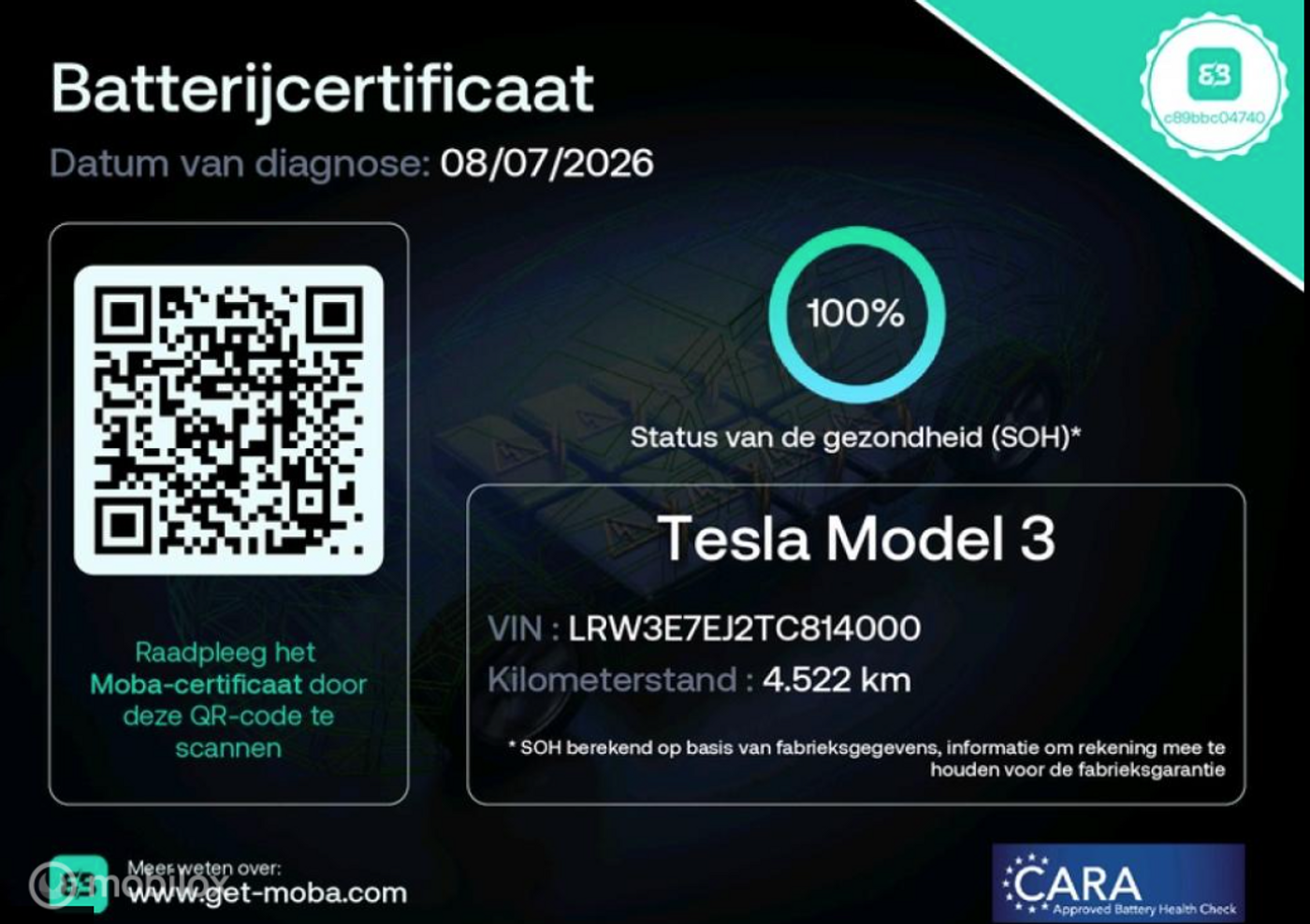 Foto van Tesla Model 3