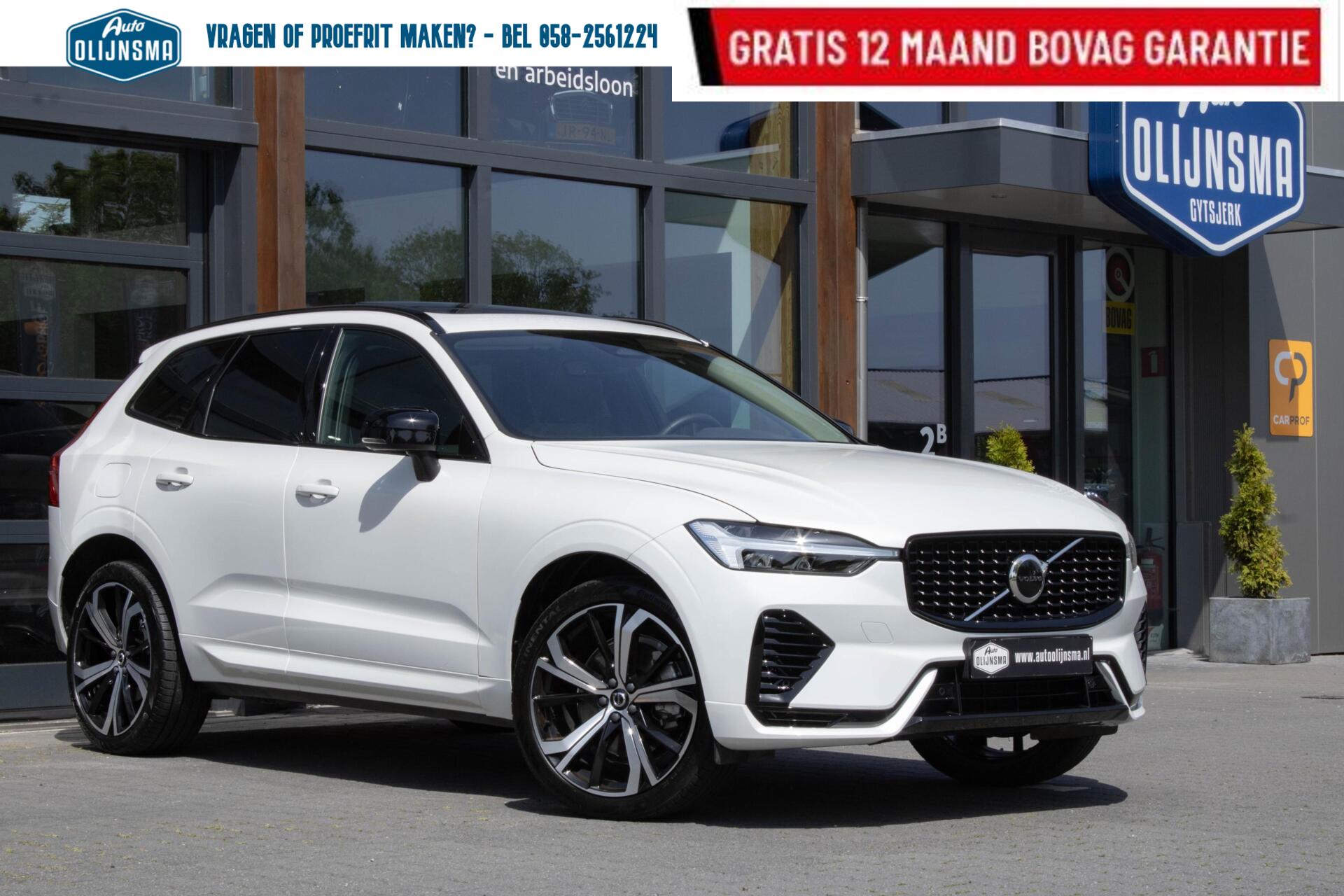 Volvo Xc60 2.0 T6 PHEV Long Range AWD Plus Dark|Stoelverwarming+Koeling|Camera|ACC| 2023 - voorkant