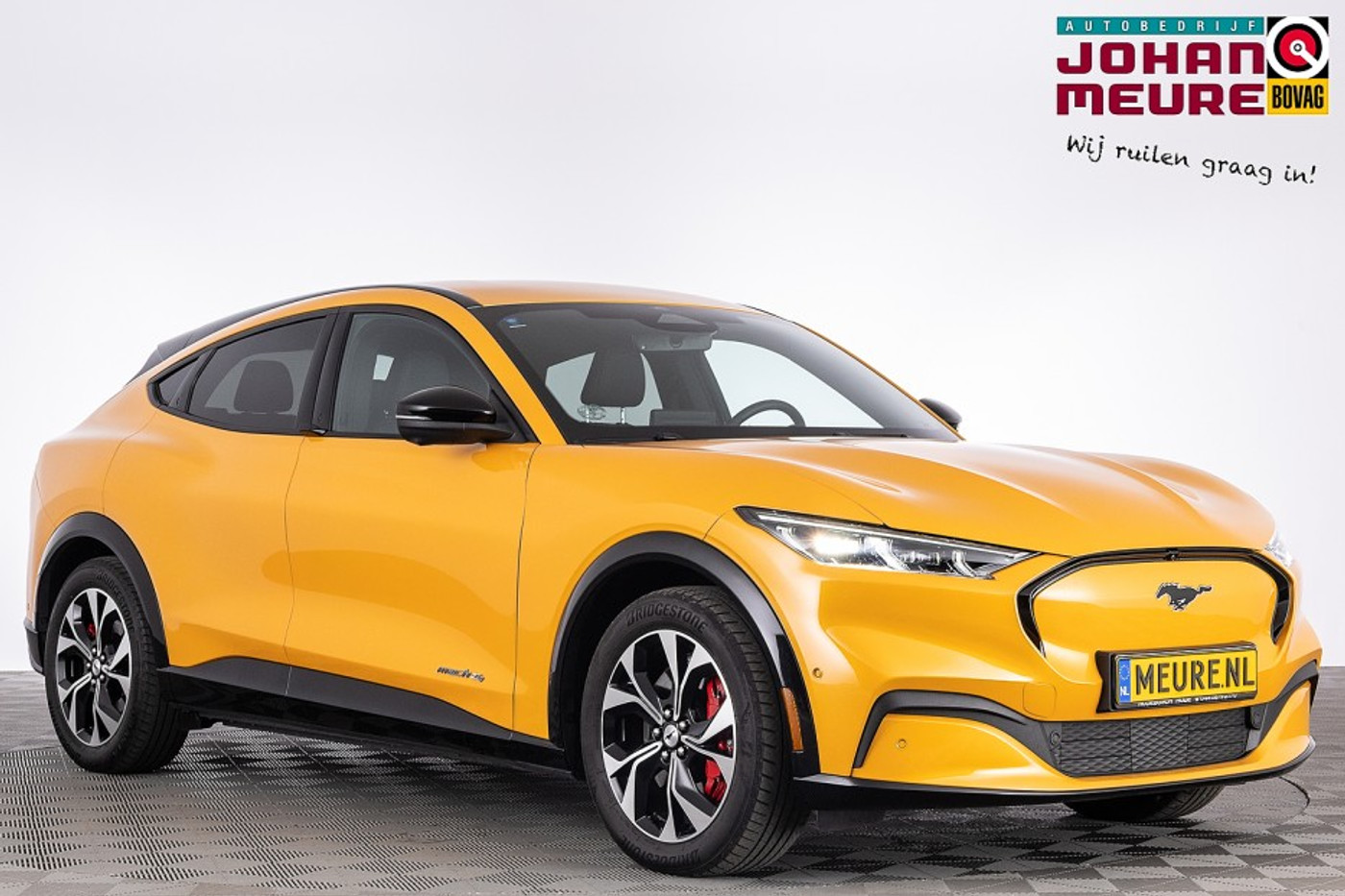 Ford Mustang Mach-E AWD 75 kWh | B&O | LEDER | Full LED | EL. STOELEN | SOH: 94,5% | . 2022 - voorkant