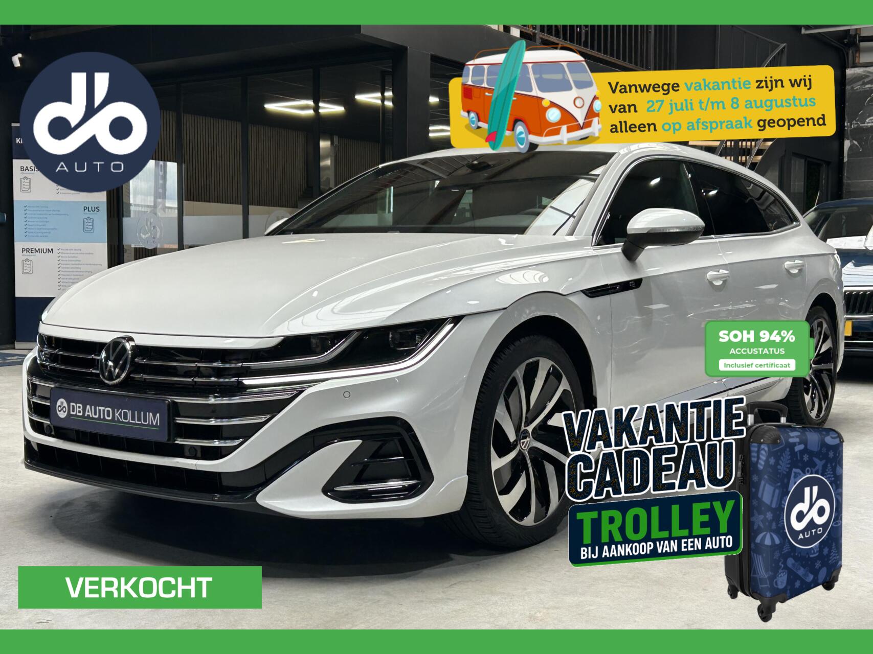 Volkswagen Arteon Shooting Brake 1.4 TSI eHybrid R-Line Business+ DIGI DISPLAY I TREKHAAK I FULL LED| SOH 94% 2021 - voorkant