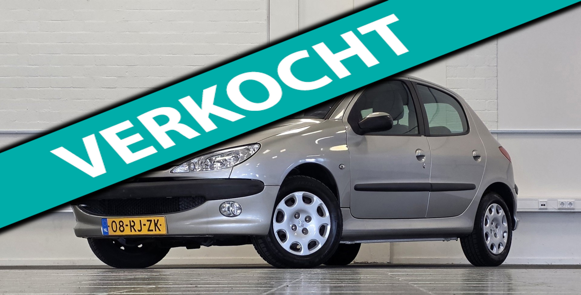 Peugeot 206 1.6i 16V Gentry Automaat Trekhaak Garantie Clima 2005 - voorkant