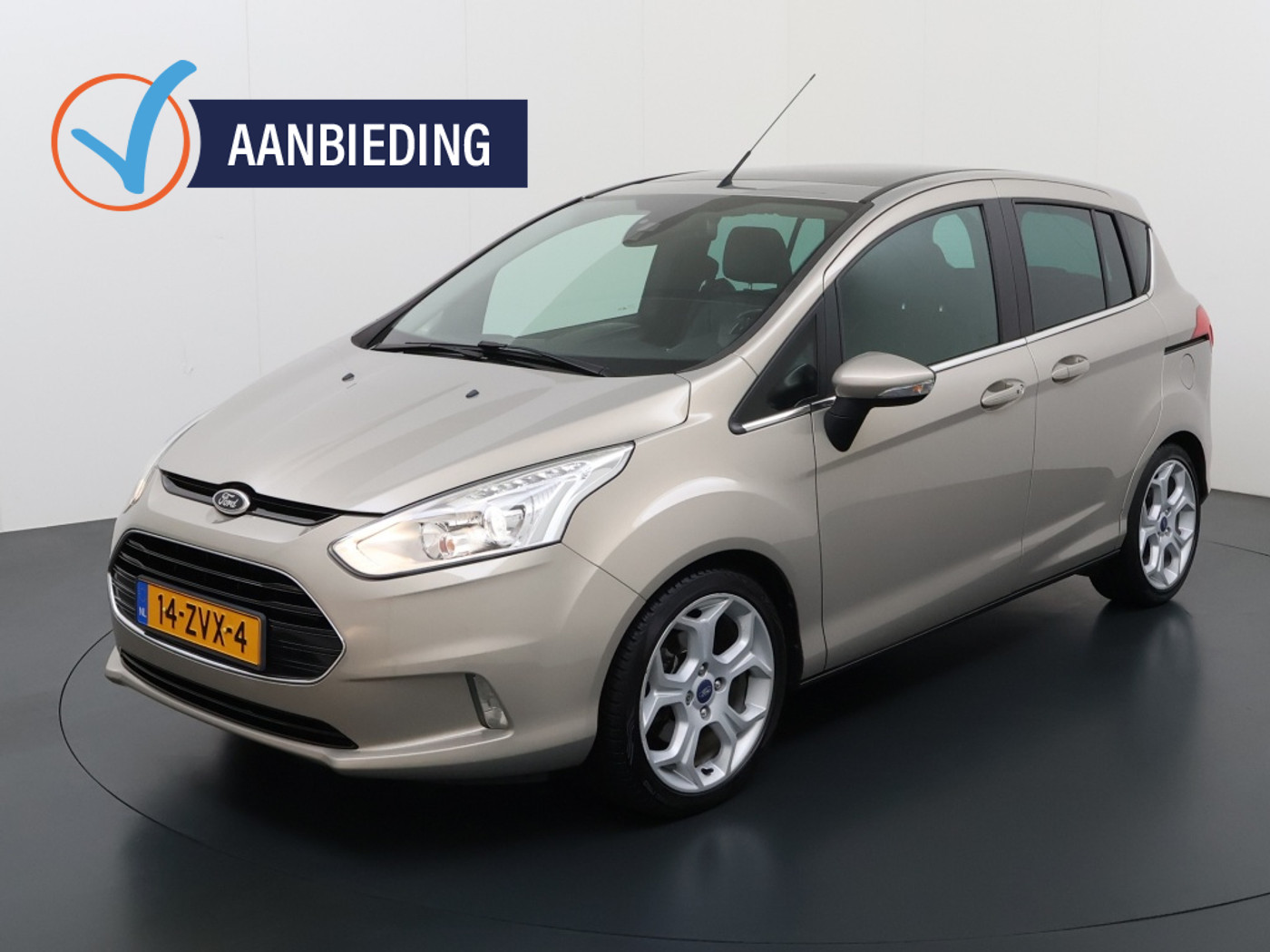 Ford B-max 1.0 EcoB. Titanium , Pannoramadak | leder interieur | zeer compl 2013 - voorkant