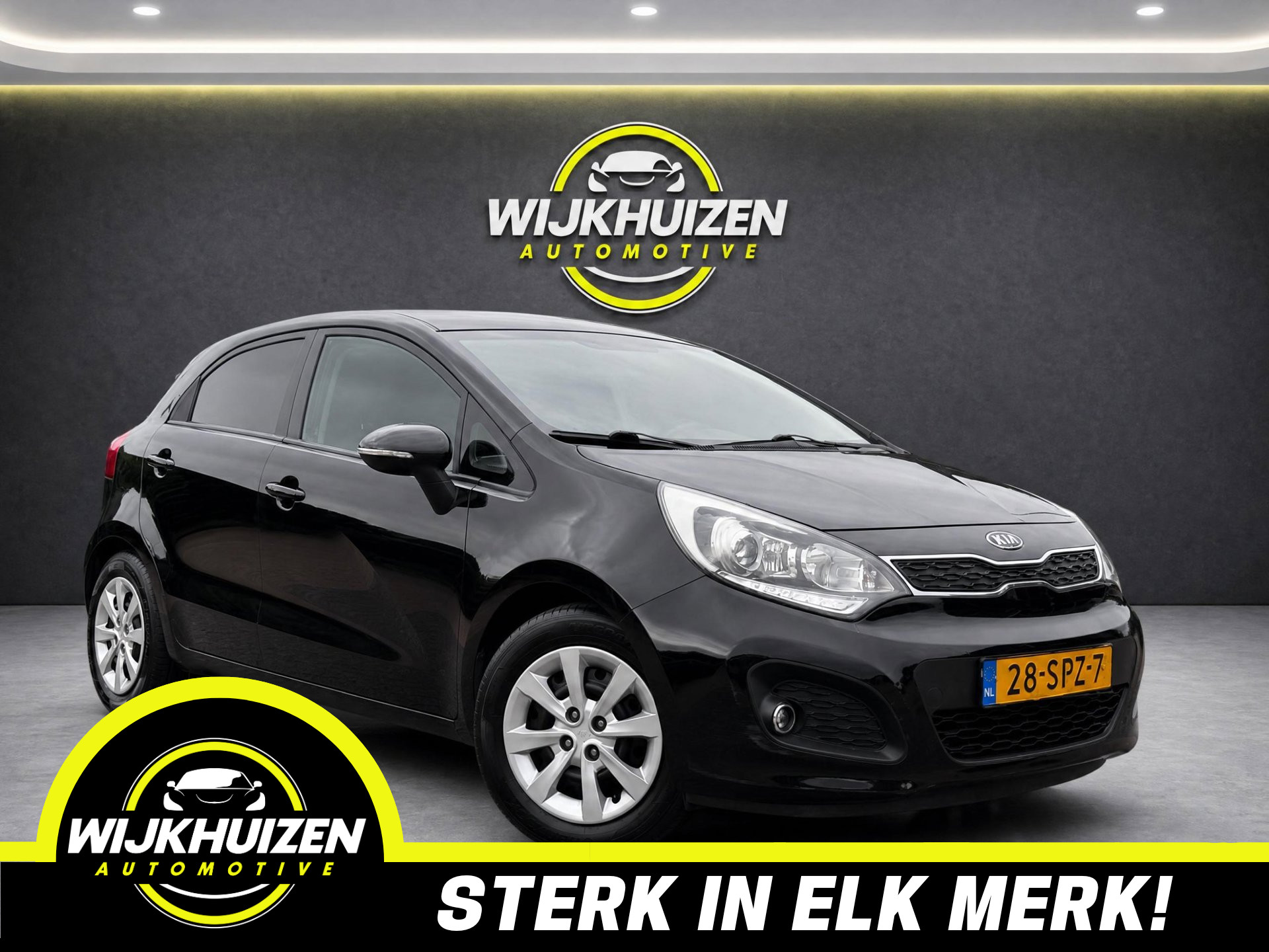 Kia Rio 1.2 CVVT Super Pack met Climate !!! Navigatie !!! Cruise !!! Nap !!! 2011 - voorkant
