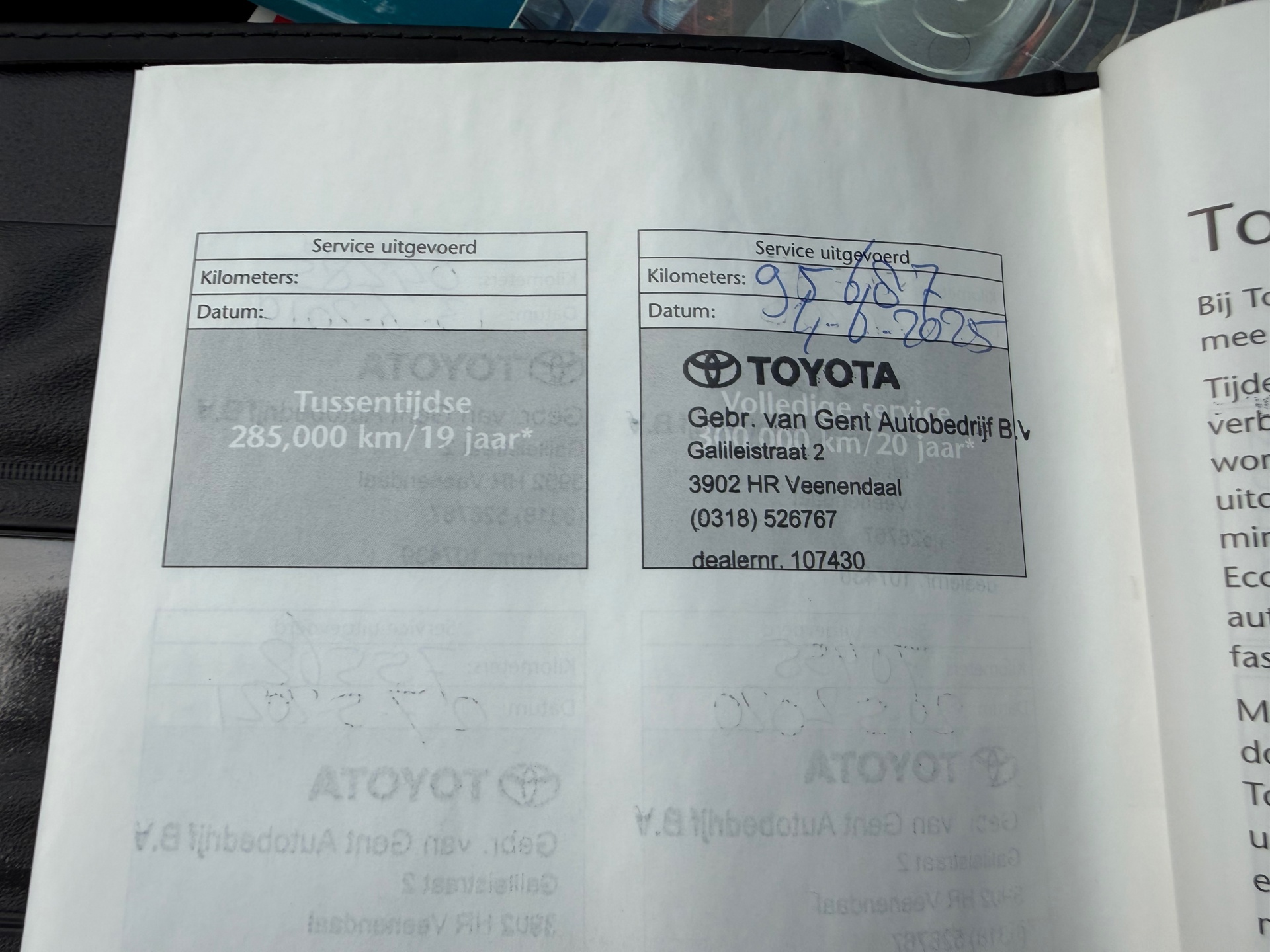 Foto van Toyota Toyota Yaris Verso