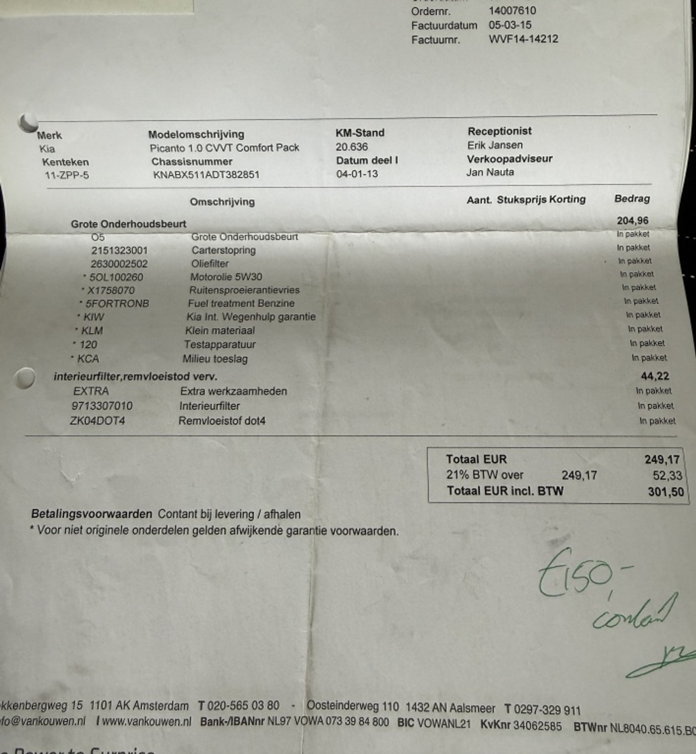 Foto van Kia Picanto