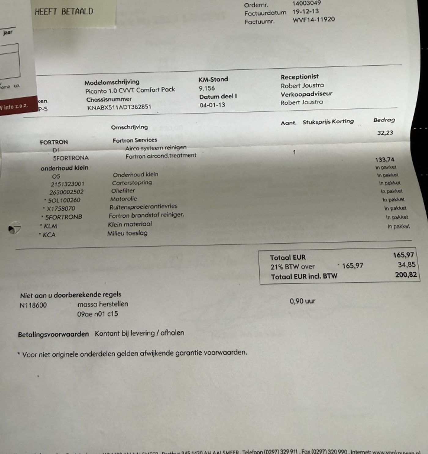 Foto van Kia Picanto