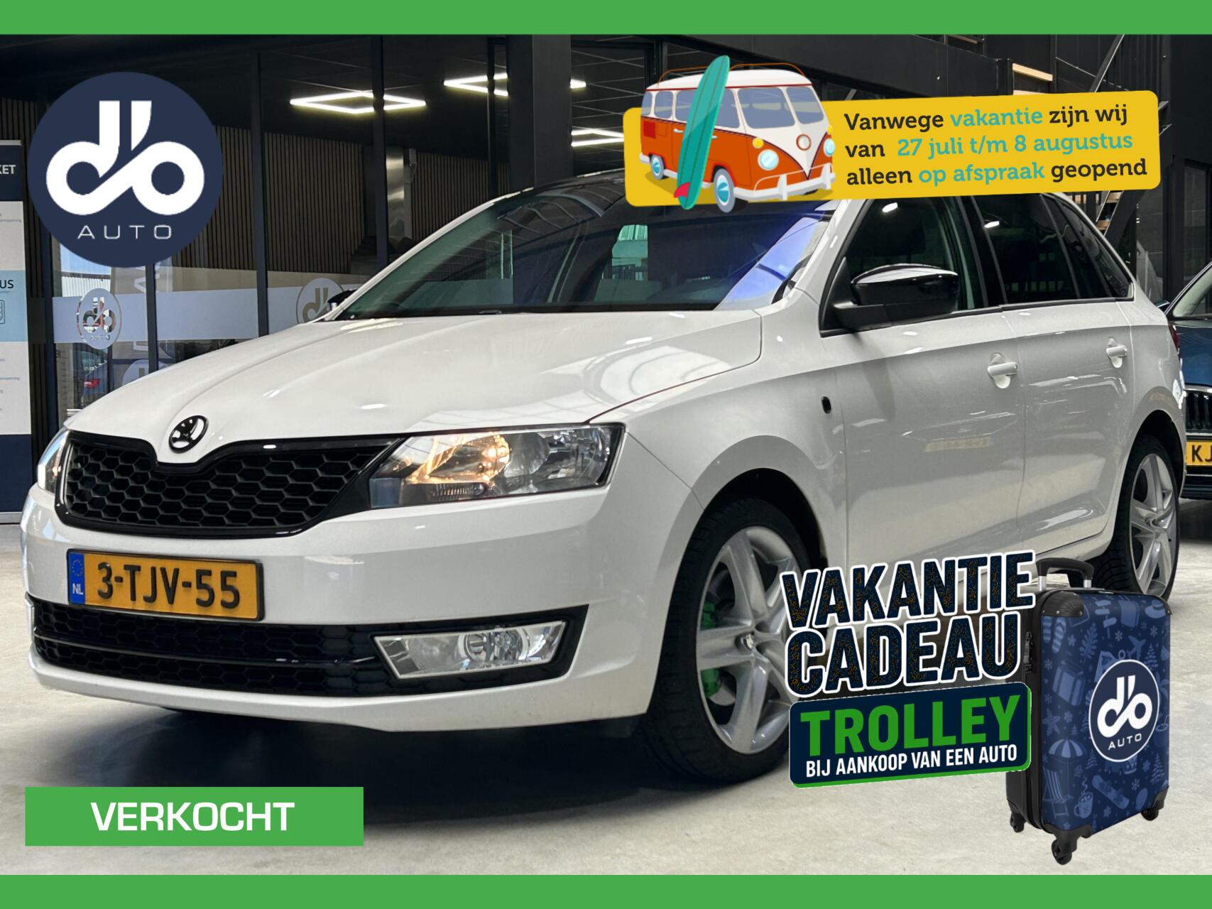 Skoda Rapid 1.2 TSI Greentech Ambition NAVI I CRUISE I CLIMA I KEURIG NETJES I APK 2027 2014 - voorkant