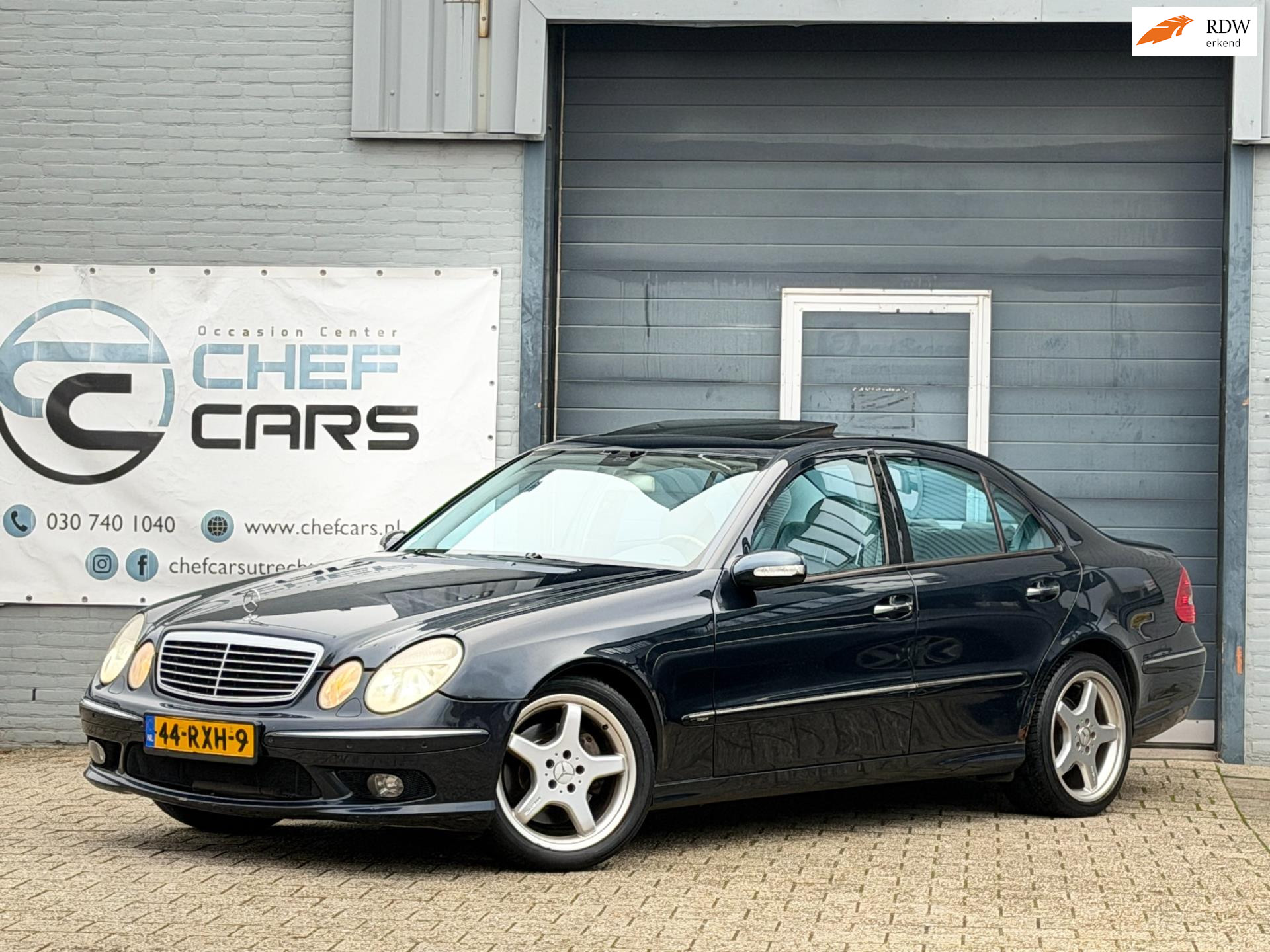 Mercedes-Benz E 500 500|APK|PANO|FABRIEKSAF AMG|ORG 18''AMG LM! 2002 - voorkant