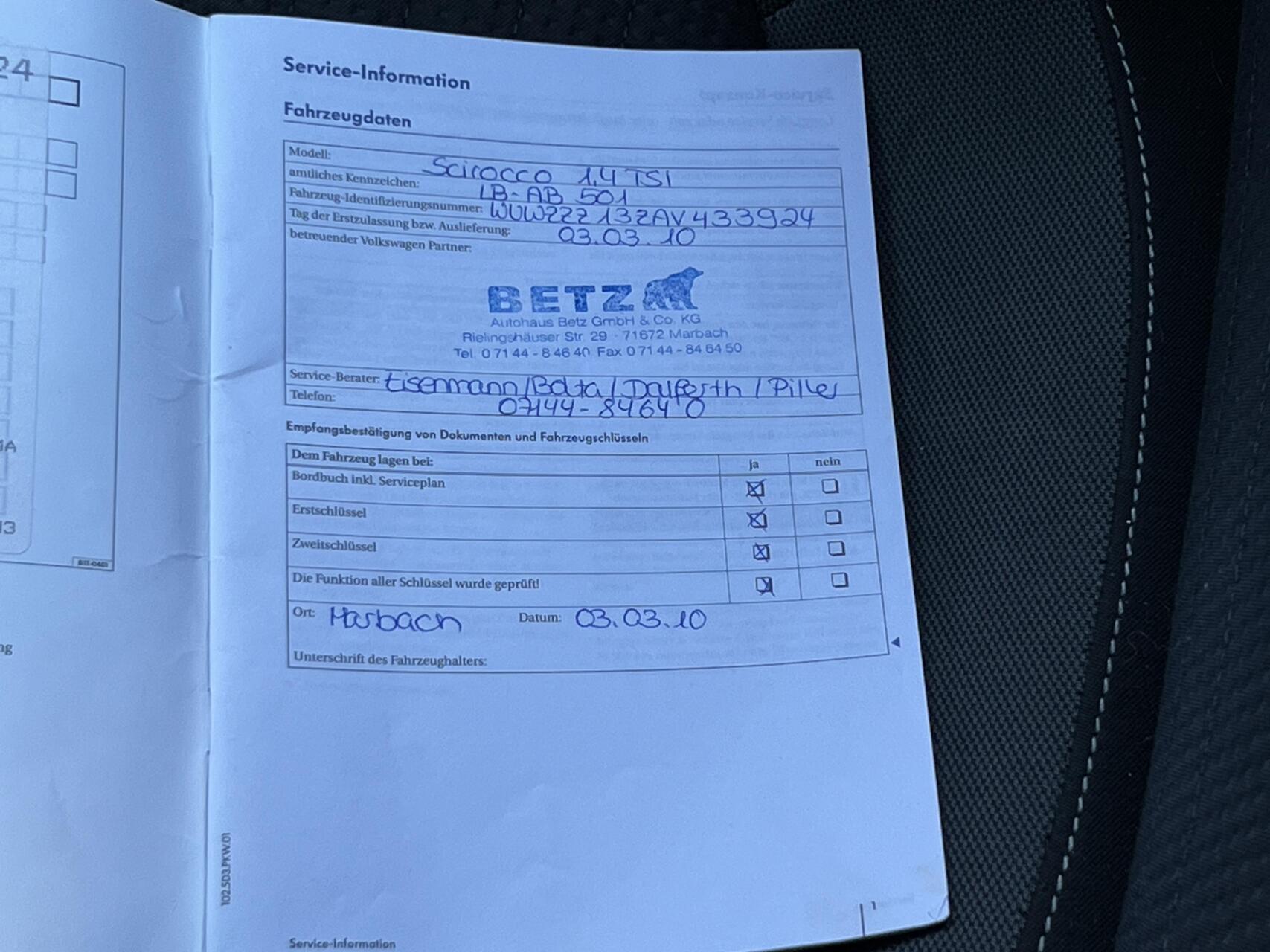 Foto van Volkswagen Scirocco
