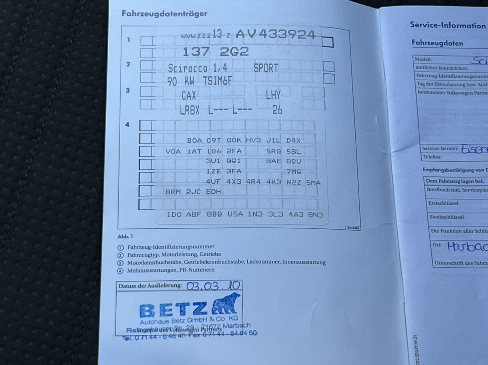 Foto van Volkswagen Scirocco