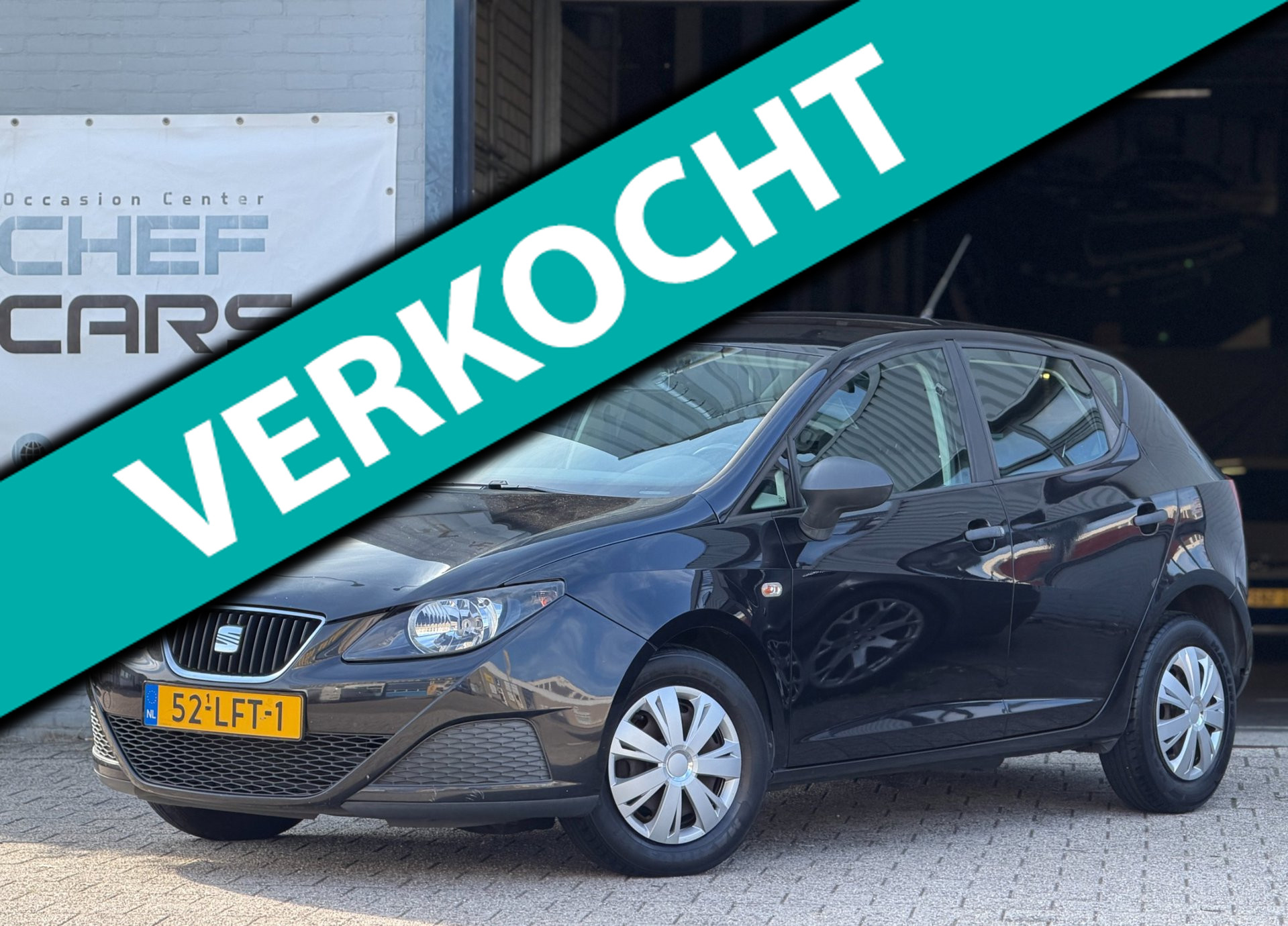 Seat Ibiza 1.2|NAP|NIEUWEAPK|AIRCO|5DEURS|BOEKJES|3EIGENAAR! 2010 - voorkant