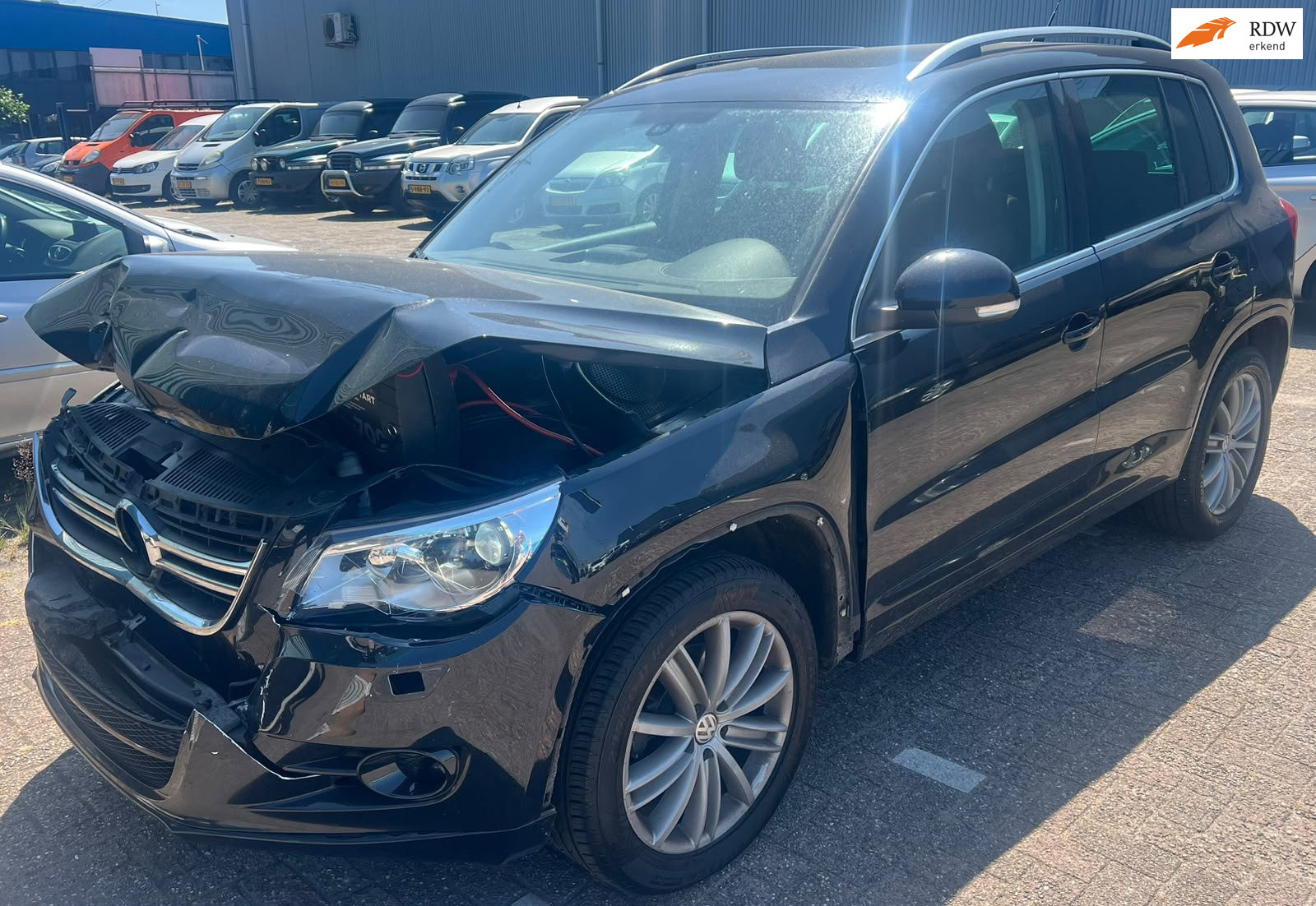 Volkswagen Tiguan 2.0 TDI Sport&Style 4Motion schade auto 2008 - voorkant
