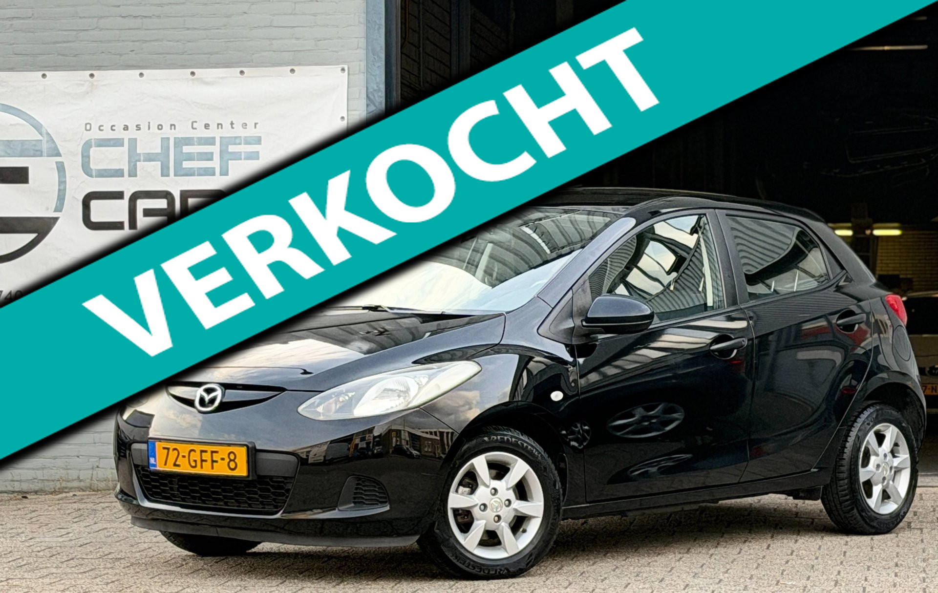 Mazda Mazda 2 1.3 S-VT|NAP|AIRCO|5DEURS|LAGEKM|BOEKJES|2*EIGENAAR! 2008 - voorkant