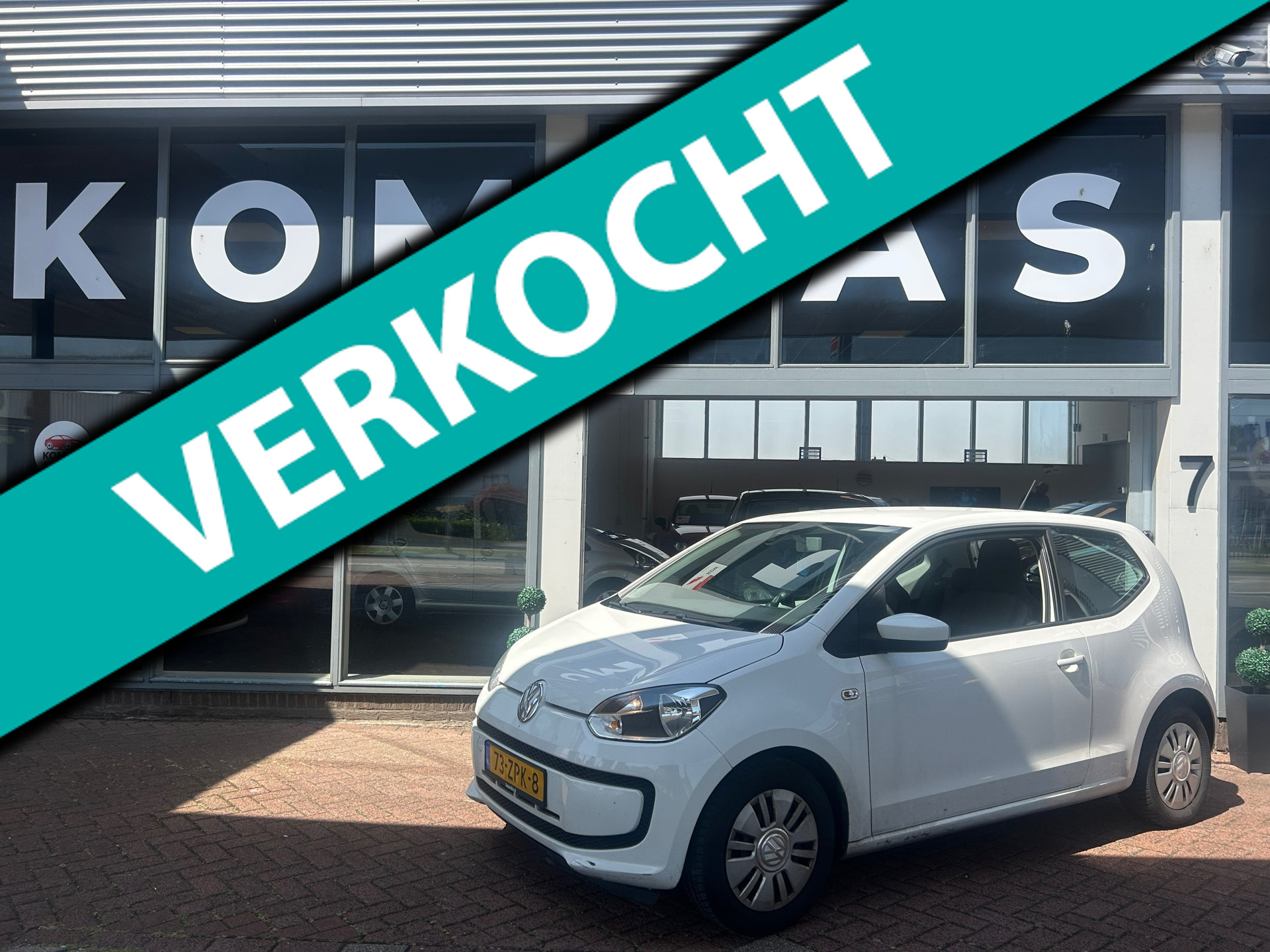 Volkswagen Up 1.0 move up! BlueMotion |NAVI|Airco|NAP|Bluetooth|APK27|S&S|EL.Ramen| 2013 - voorkant