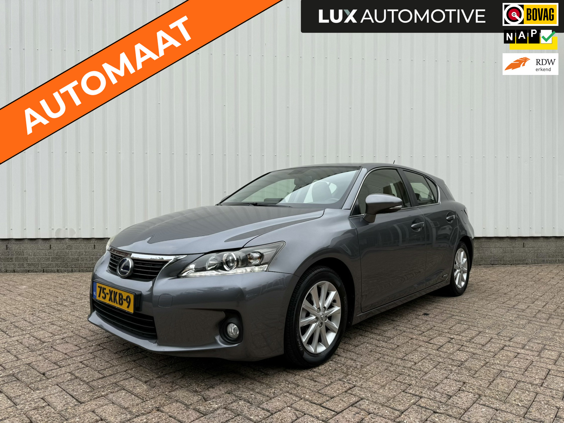 Lexus Lexus Ct200h 200h Hybrid, Navi, Leder, Camera, Dealer Onderhouden, NAP 2012 - voorkant