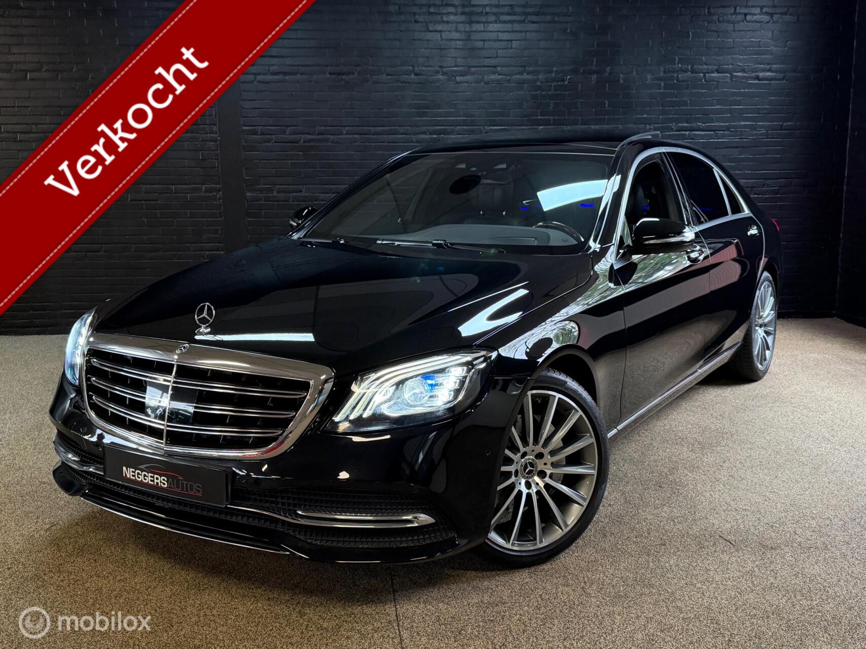 Mercedes-Benz S 350 D 350d Lang Premium Plus | Burmester | Night Vision | Massage | 20” | 2017 - voorkant