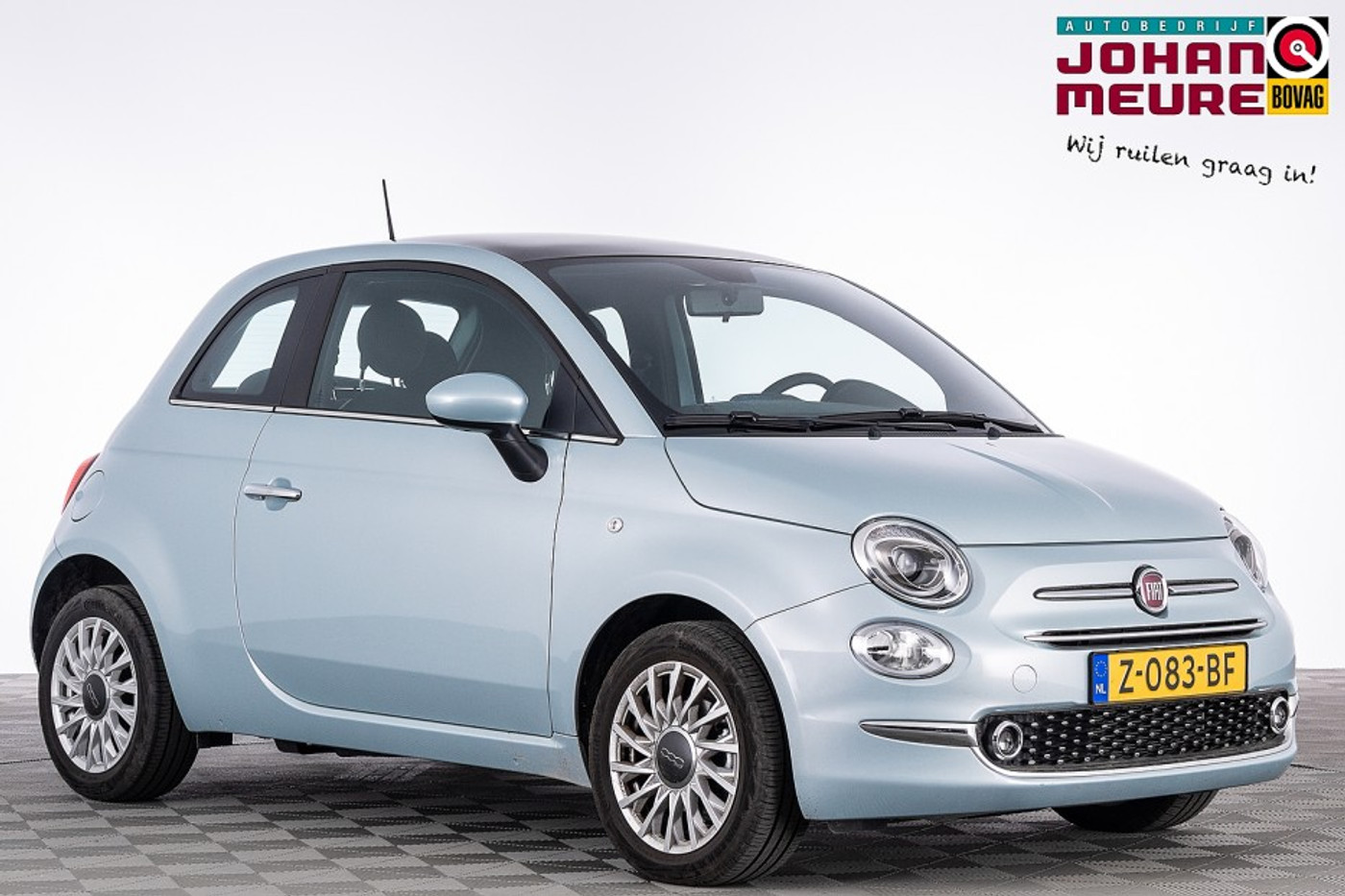 Fiat Fiat 500 1.0 Hybrid Dolcevita | PANORAMADAK | PDC | Mistlampen 2024 - voorkant