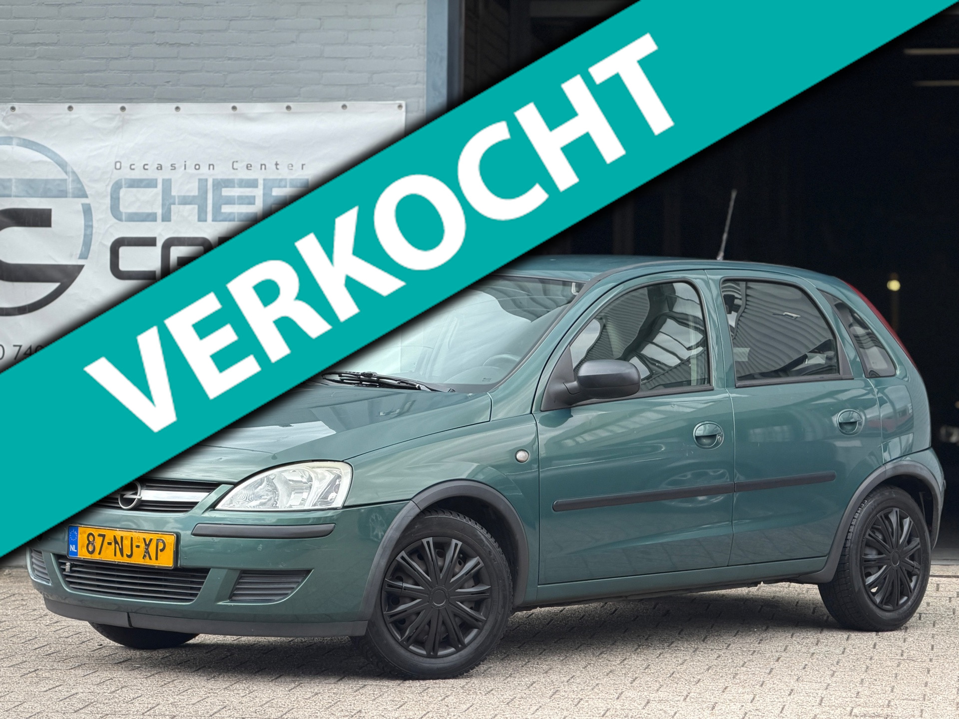 Opel Corsa-c 1.2|NAP|APK 01-2027|INRUILKOOPJE|5DRS|RIJDTGOED! 2003 - voorkant