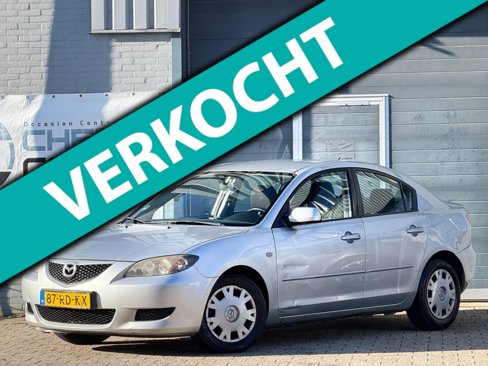 Mazda Mazda 3 1.6|NAP|APK|AIRCO|CARPLAY|LAGEKM|INRUILKOOPJE|BOEKJES! 2005 - voorkant