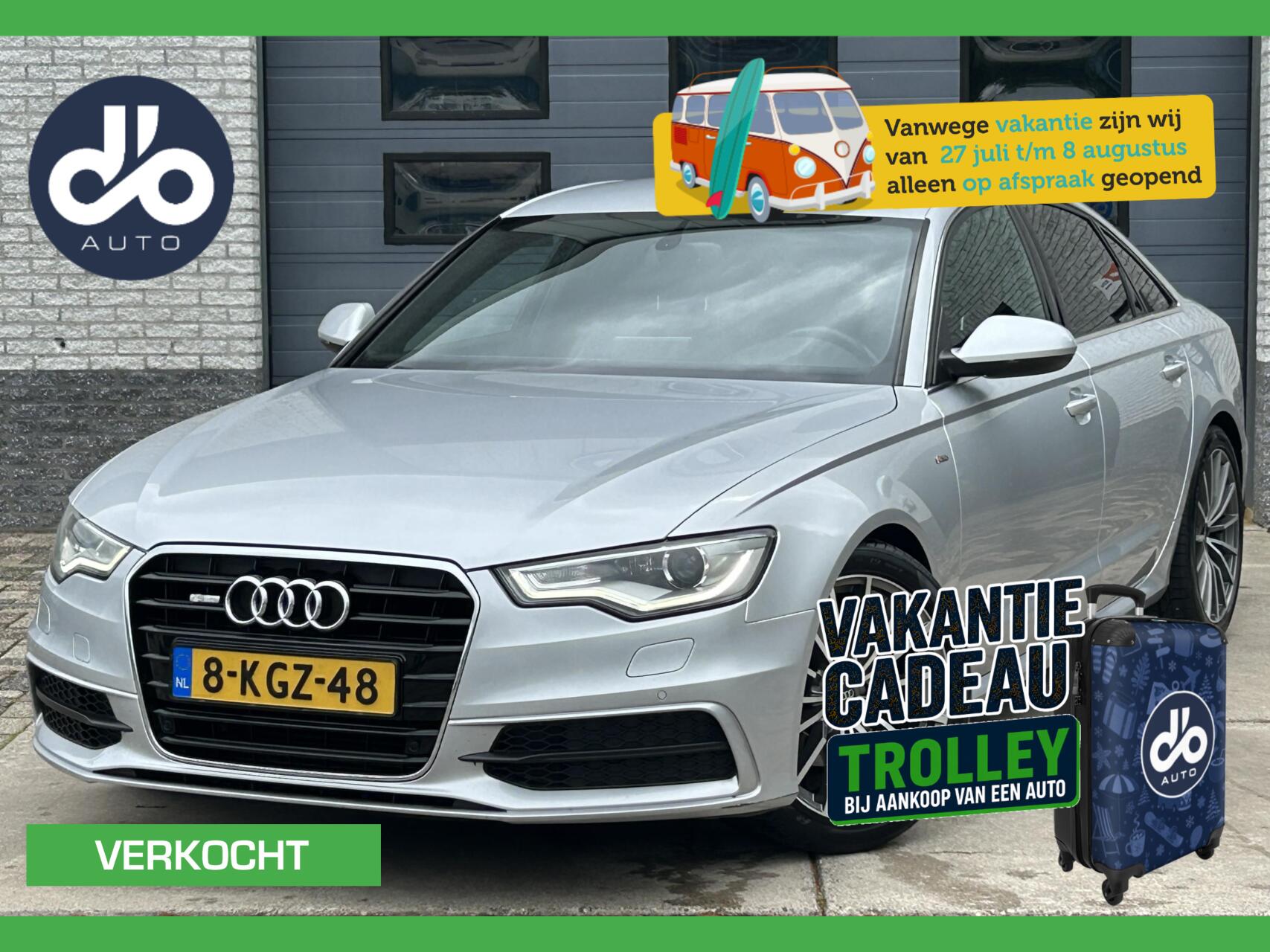 Audi A6 Limousine 2.0 TFSI 180pk  EXPORT/ HANDEL ORGINEEL NL + NAP 2013 - voorkant