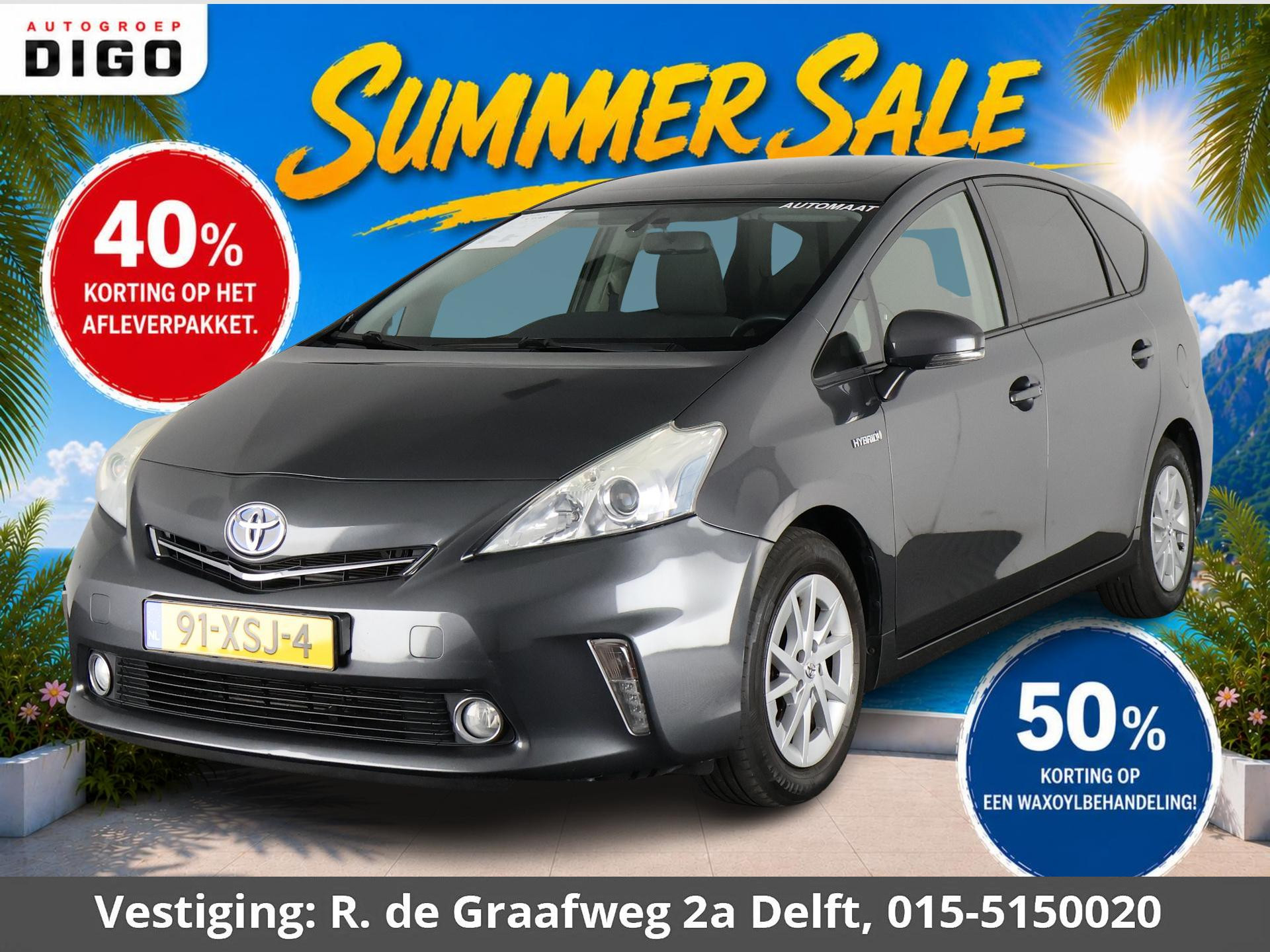 Toyota Toyota Prius Plus 1.8 Aspiration 96g 2012 - voorkant