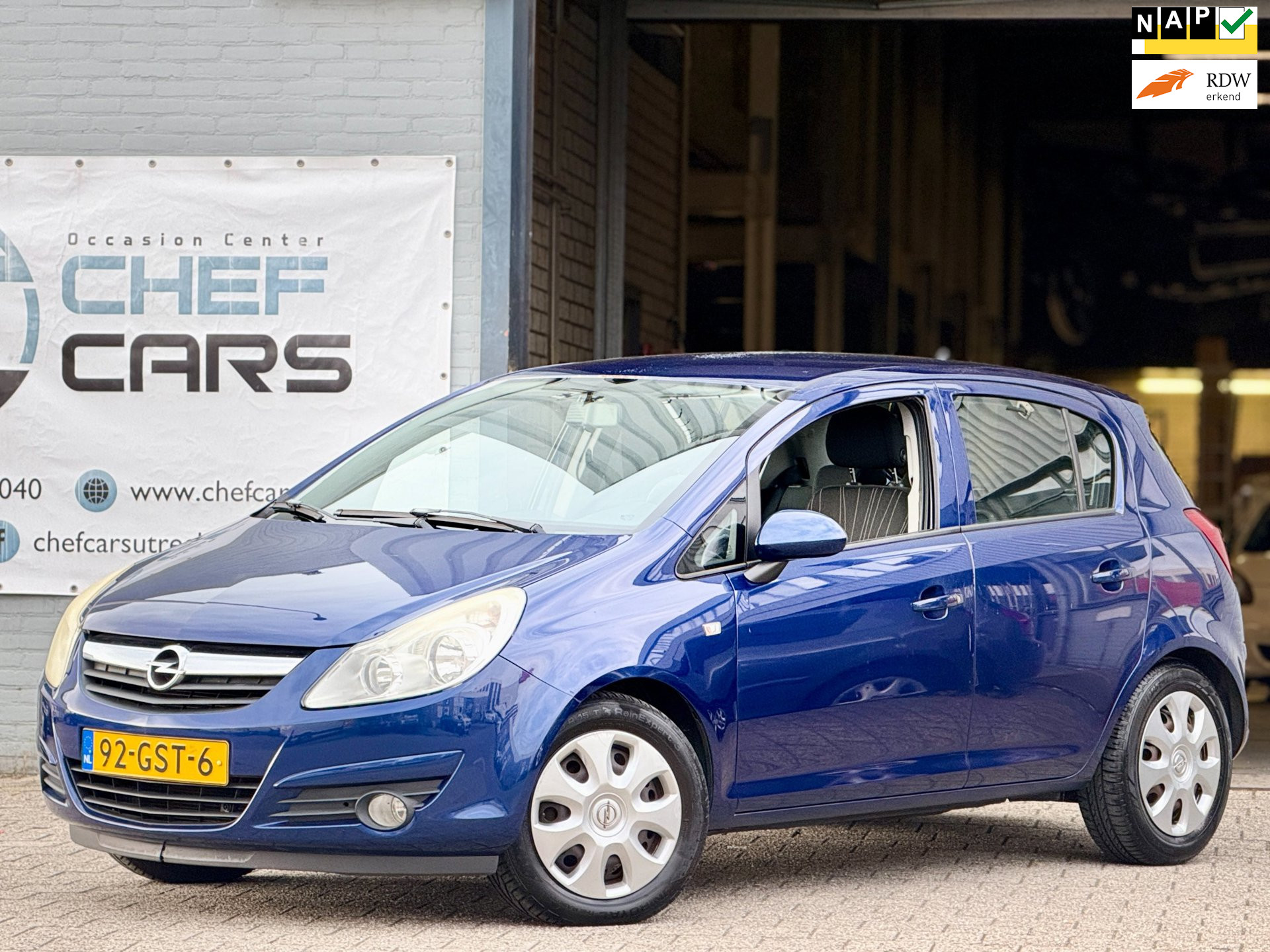 Opel Corsa 1.4|NAP|NIEUWEAPK|AIRCO|CRUISE|LAGEKM|5D|BOEKJES! 2008 - voorkant