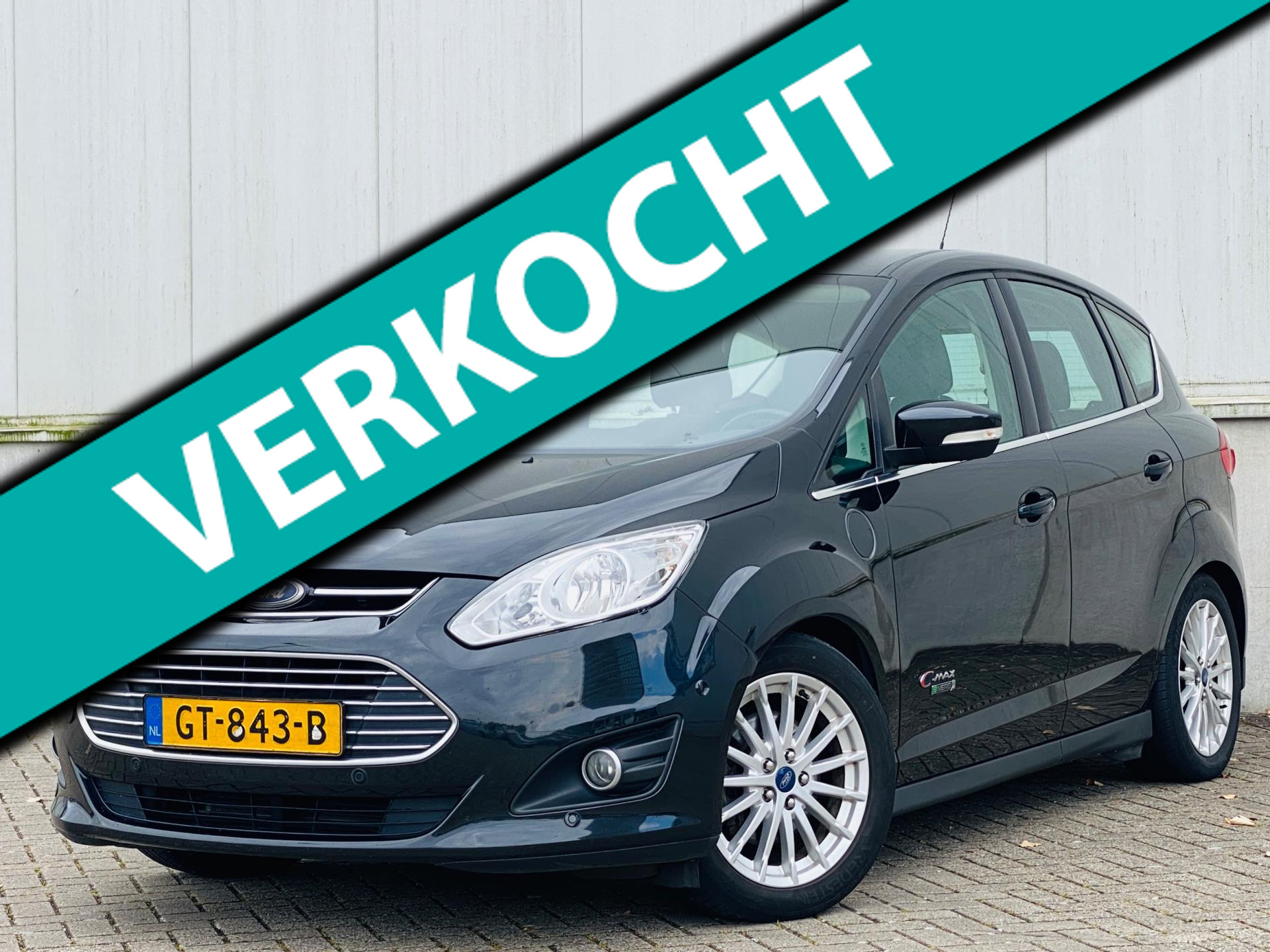 Ford C-max 2.0 Plug-in Hybrid Titanium Plus NAP I AUTOMAAT I PANORAMA DAK I LEER I NAVI I BOMVOL AUTO 2015 - voorkant