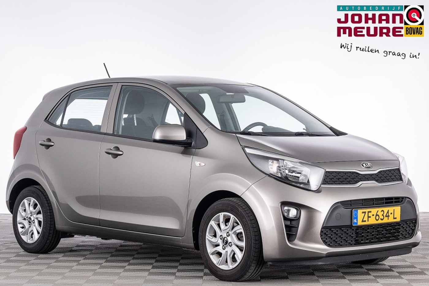Kia Picanto 1.0 CVVT EconomyPlusLine | AIRCO | VELGEN ✅ 1e Eigenaar 2019 - voorkant