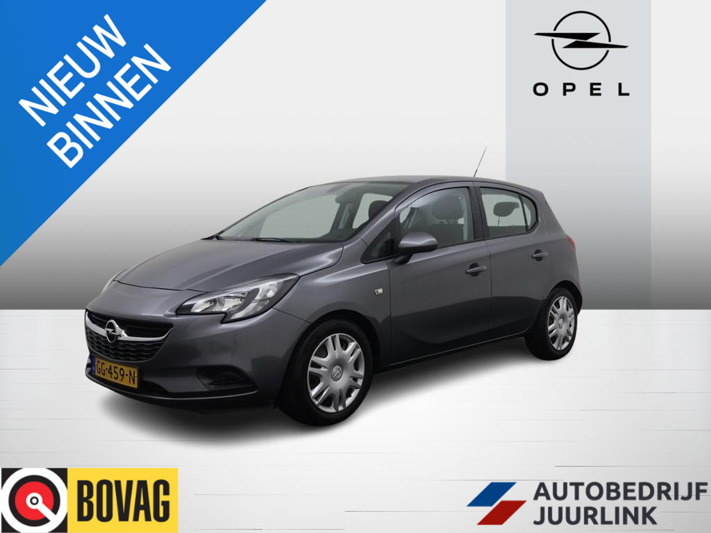 Opel Corsa-e 1.0 Turbo Business+ 5Drs Ecc/Cruise/Comfortstoelen 2015 - voorkant