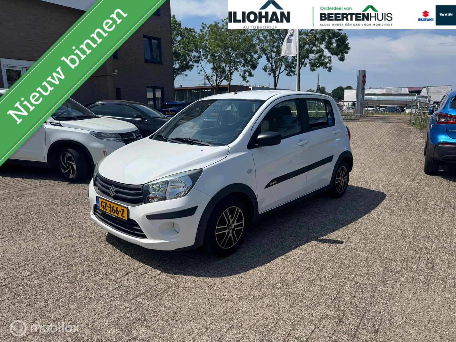 Suzuki Celerio 1.0 Comfort Sortvelgen GT pakket cruis controle km 85000 2015 - voorkant
