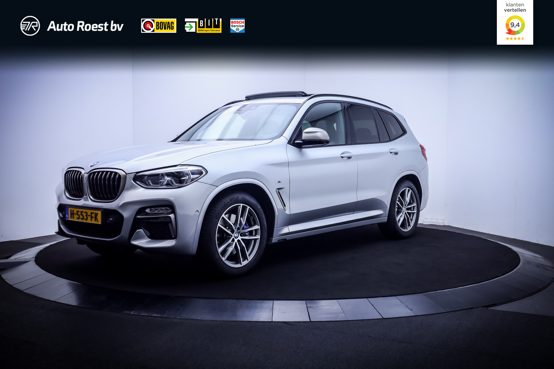 BMW X3 M40i M40i xDrive High Executive 2018 - voorkant