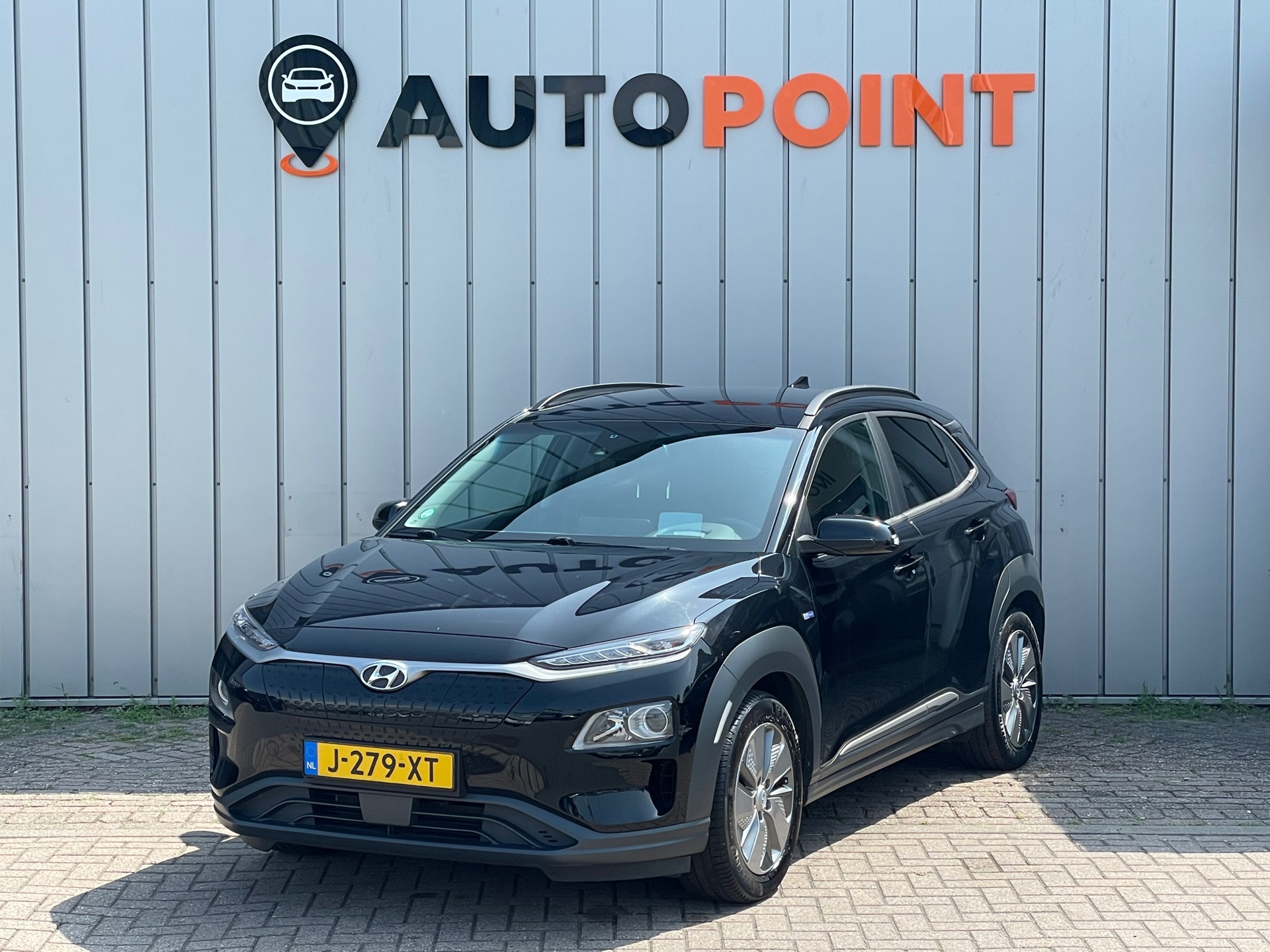 Hyundai Kona EV Fashion 64 kWh FASE3 WARMTEPOMP SOH100%|HEADSUP|CAMERA|BLIS|KEYLESSGO|NAVI|ADAPT.CRUISE|LANE ASSIST|KRELLAUDIO 2020 - voorkant