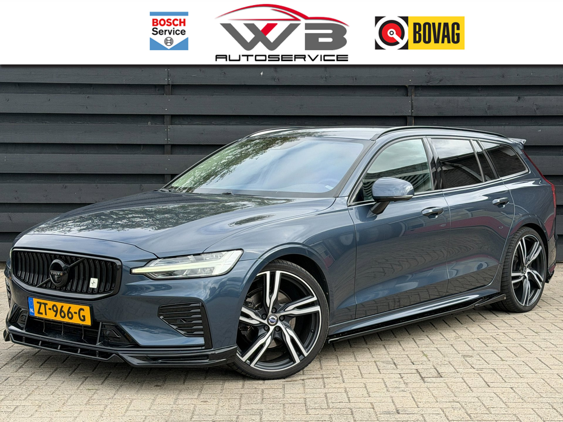 Volvo V60 2.0 T4 Polestar I H&K I Blind Spot I Leder I 360° 2019 - voorkant