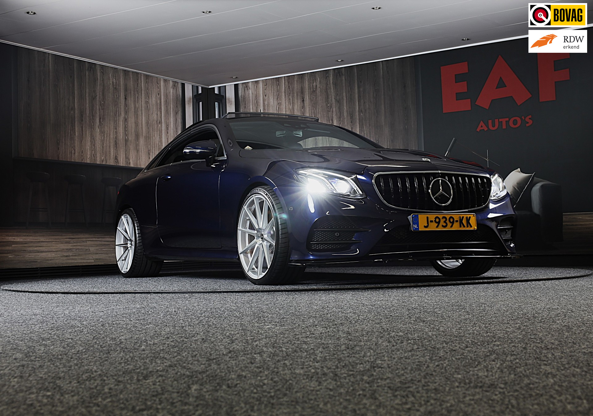 Mercedes-Benz E 200 200 AMG Line / Aut / Leder / Burmester / Memory / Elek Stoelen / Dig Cockpit / Open Pano / 21 Inch 2019 - voorkant
