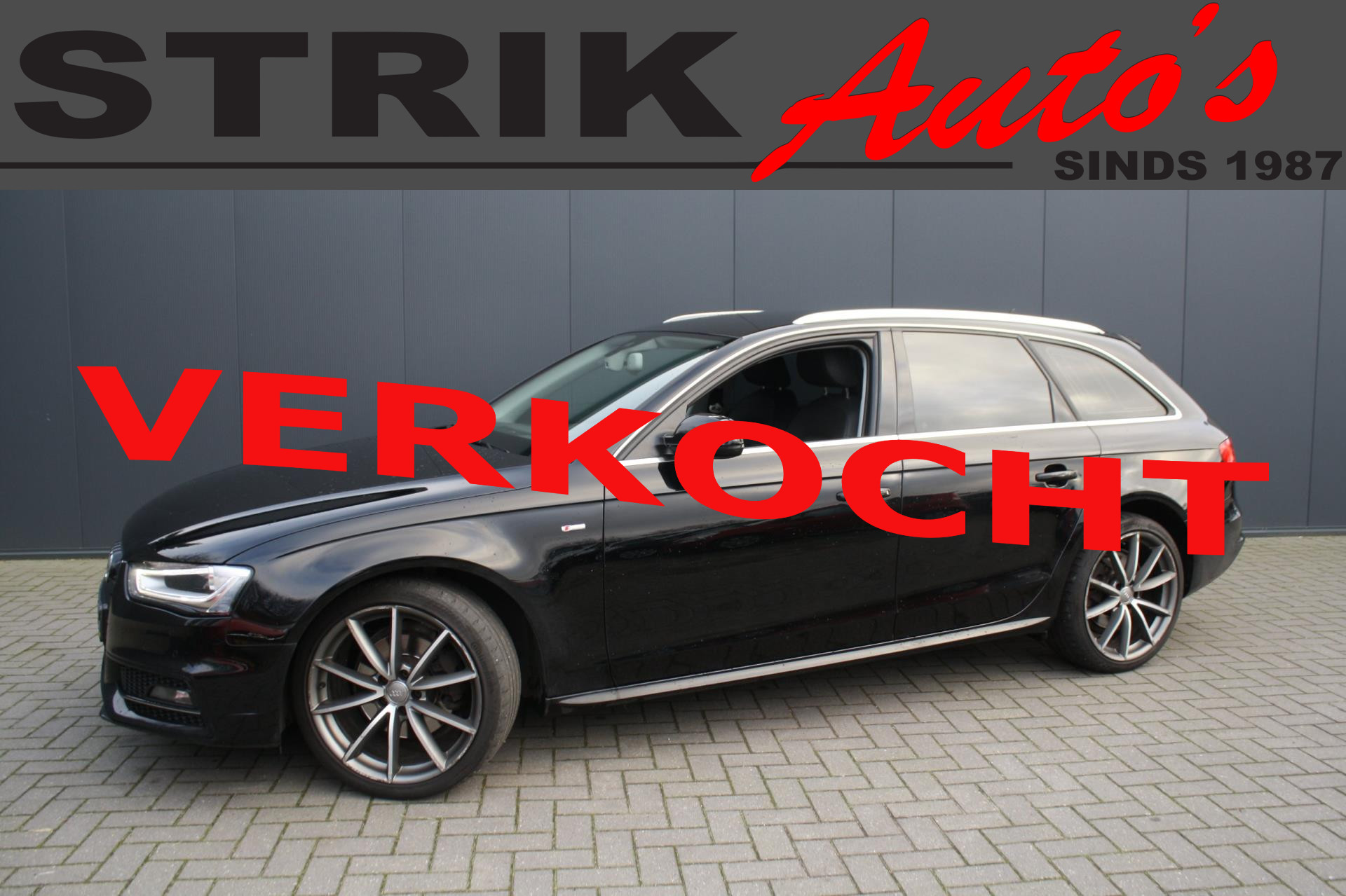 Audi A4 Avant 2.0 TDI 150PK EURO 5 S Edition AUTOMAAT - NAVIGATIE - XENON - LEDER - LM 19" - PDC 2015 - voorkant