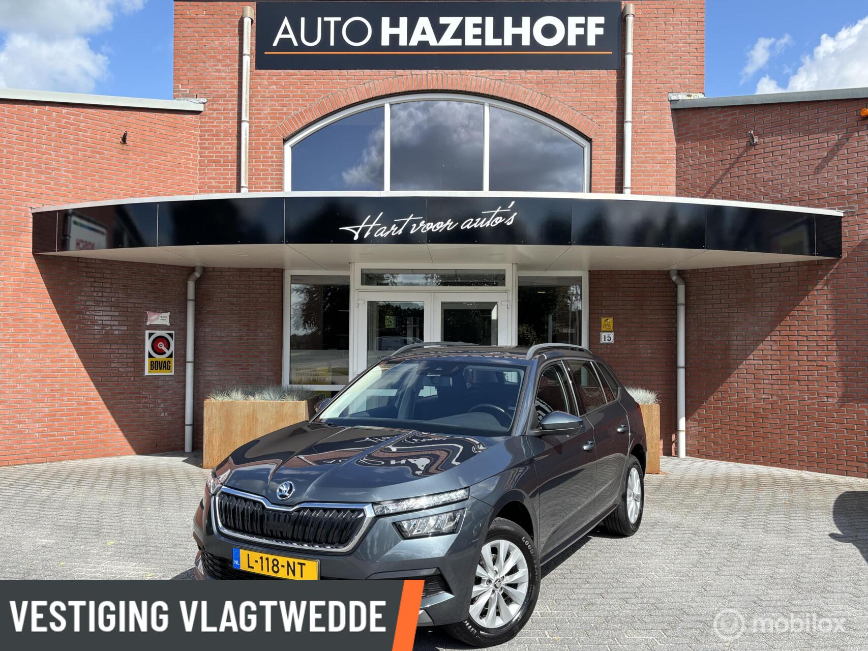 Skoda Kamiq 1.0 TSI Ambition | Airco | Apple Carplay/Android Auto | LM Velgen | Cruise | 2021 - voorkant
