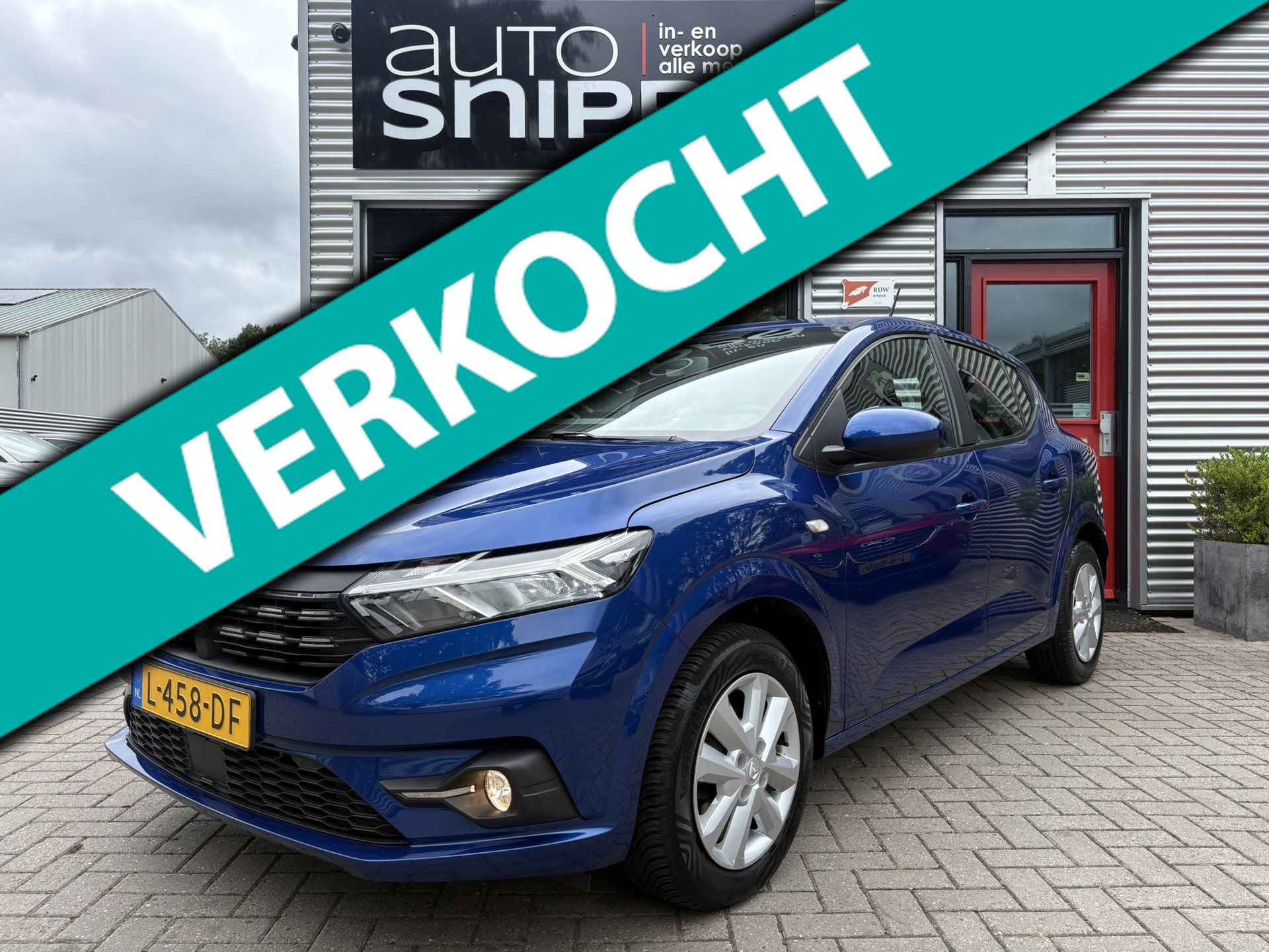 Dacia Sandero 1.0 TCe Bi-Fuel Comfort -LPG G3-AIRCO-CRUISECONTROL-PDC ACHTER-LICHT + REGENSENSOR-APPLE CARPLAY/ANDROID AUTO-ETC. 2021 - voorkant